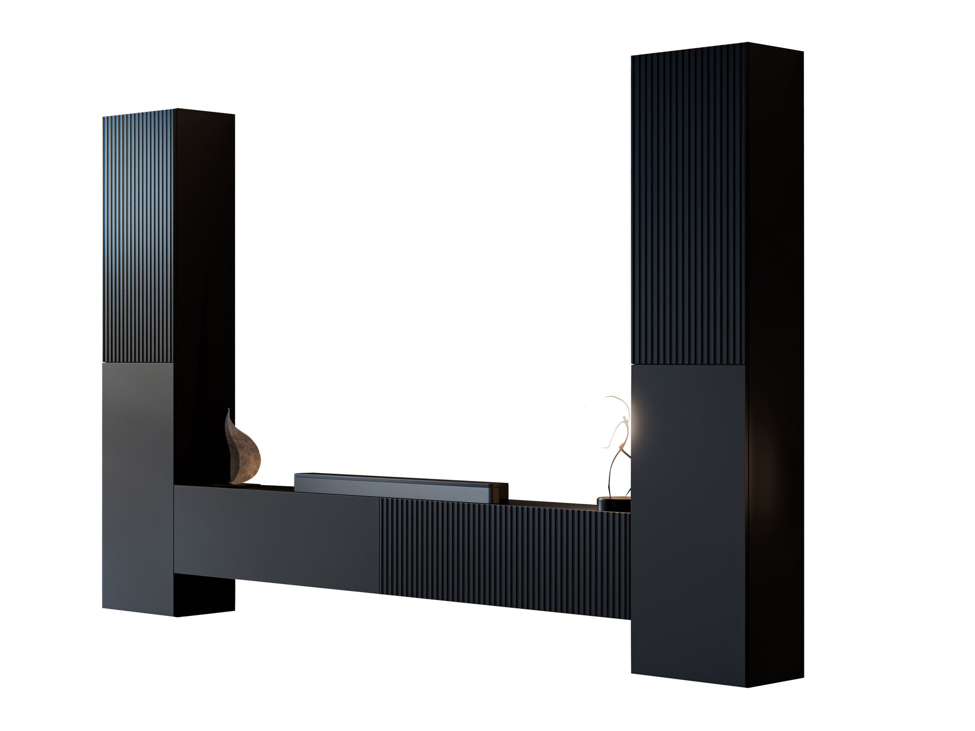 Viesistabas komplekts Species II (Melns)