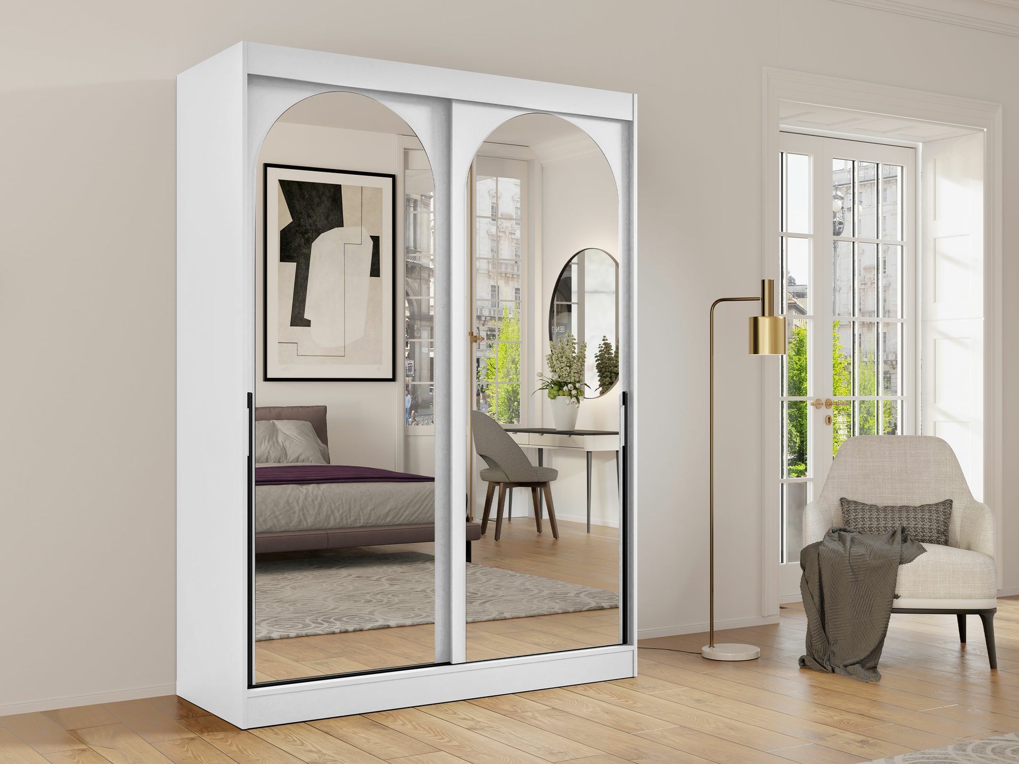 Skapis Toledo 131 (Balts)