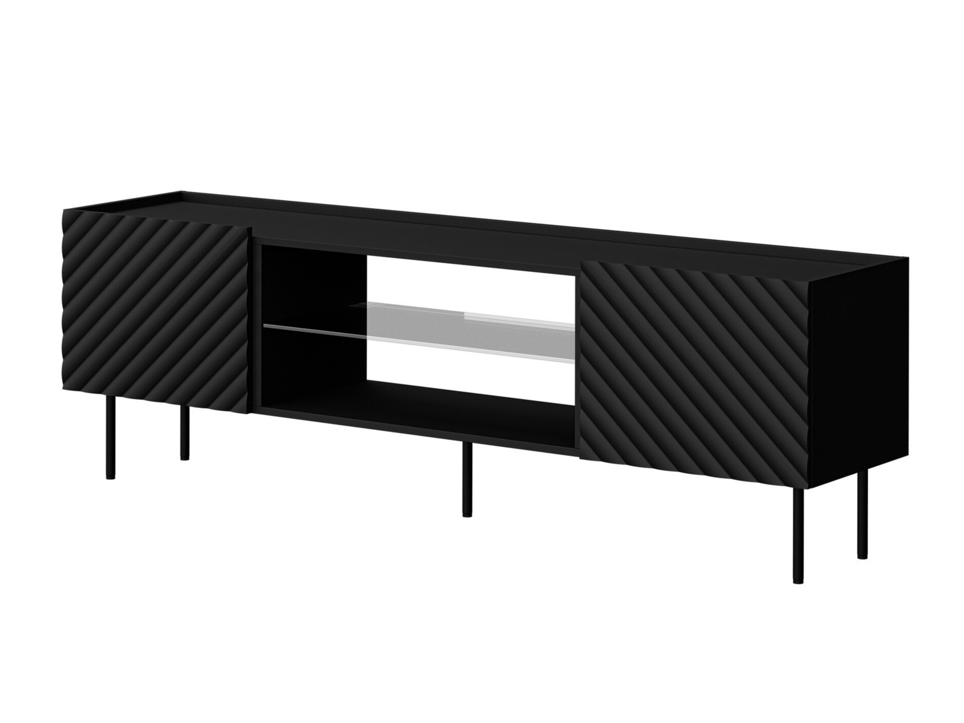 TV galds Sillen II (Melns)