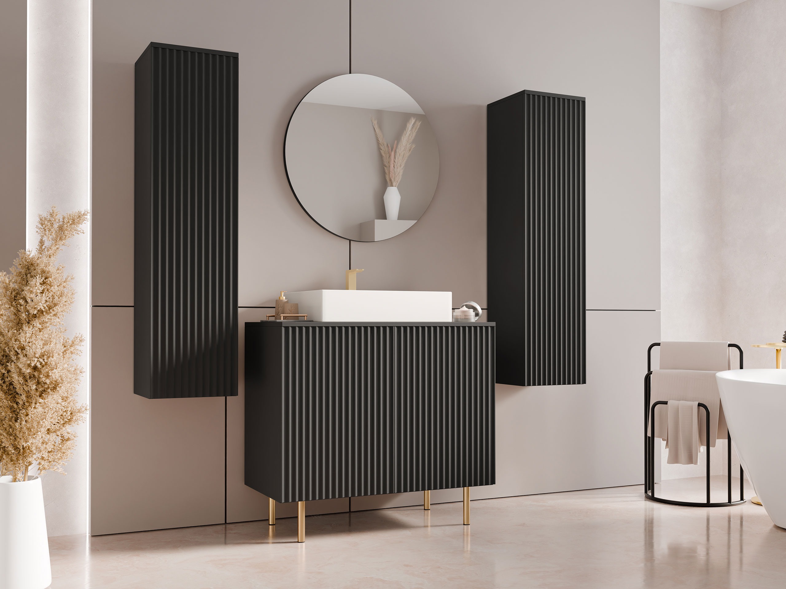 Vannas komplekts Decus IV (Melns)
