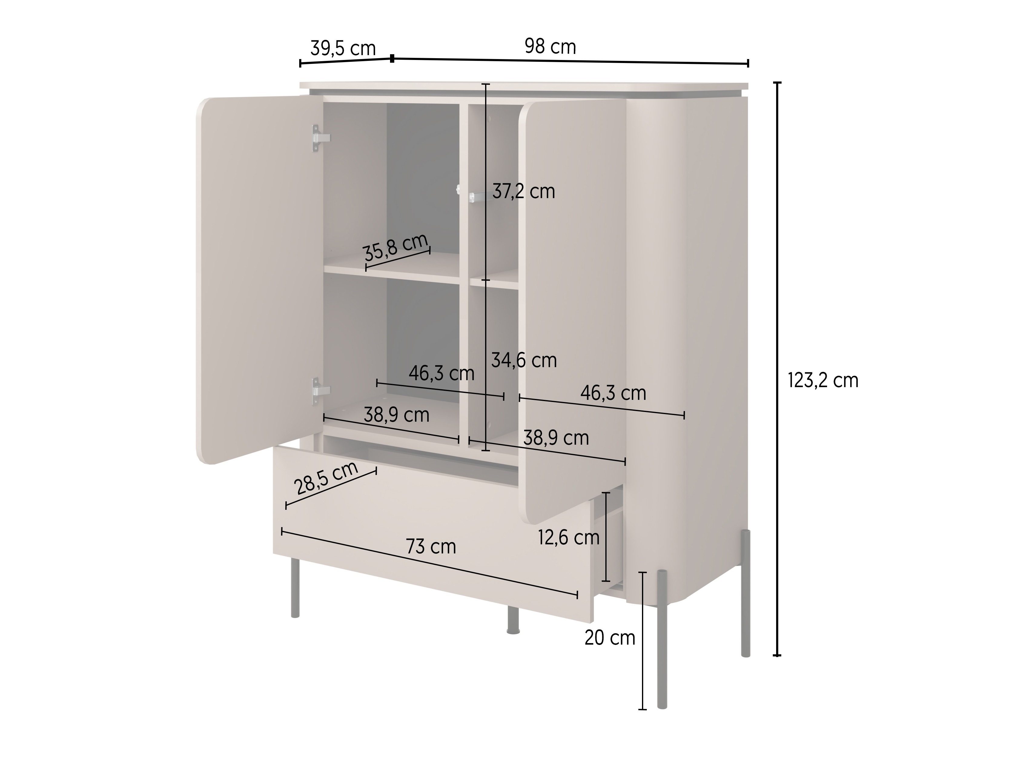 Viesistabas komplekts Mirbeno 103