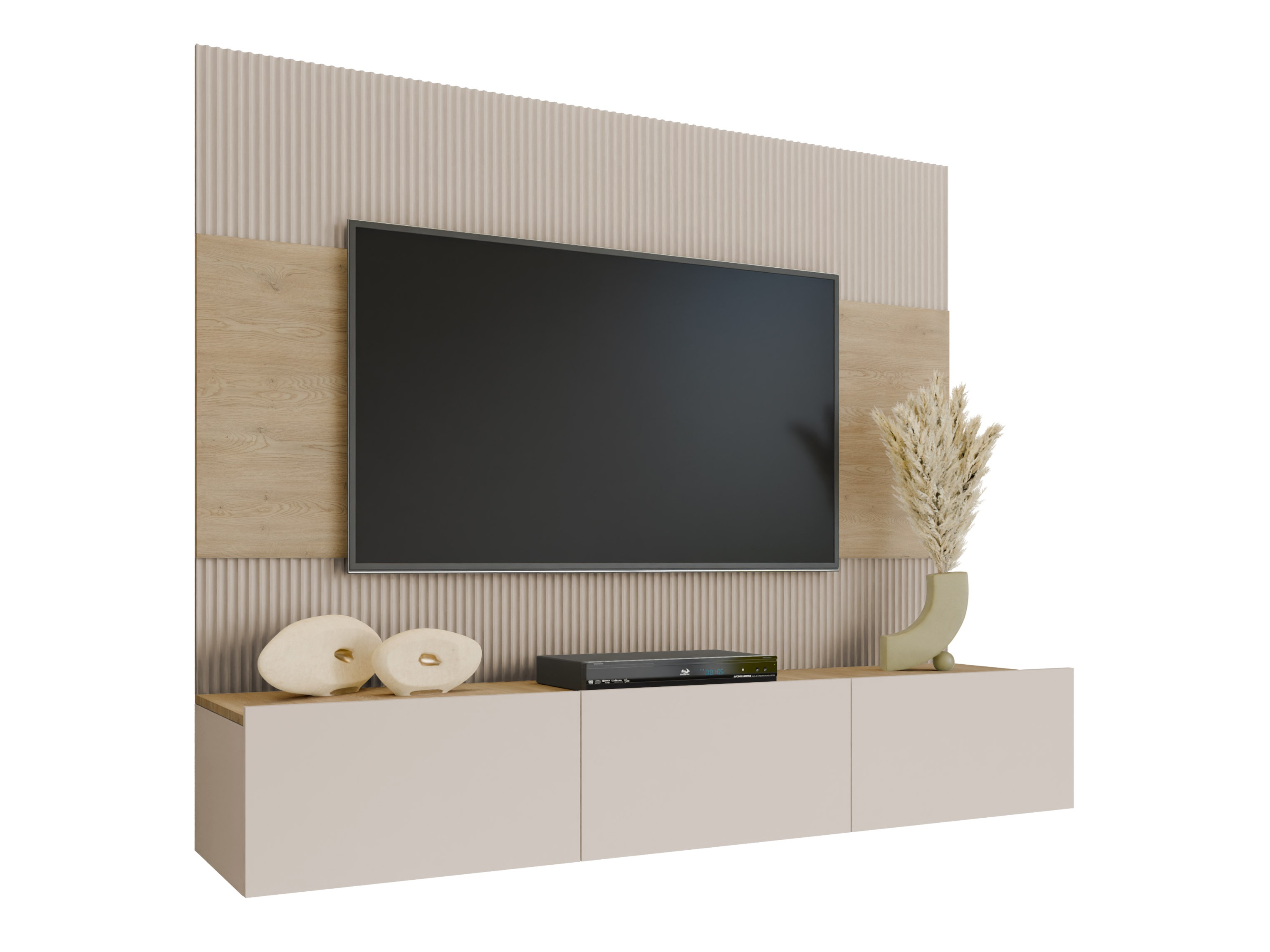 Viesistabas komplekts Comfivo Salix (Bēšs + Kremonas ozols)