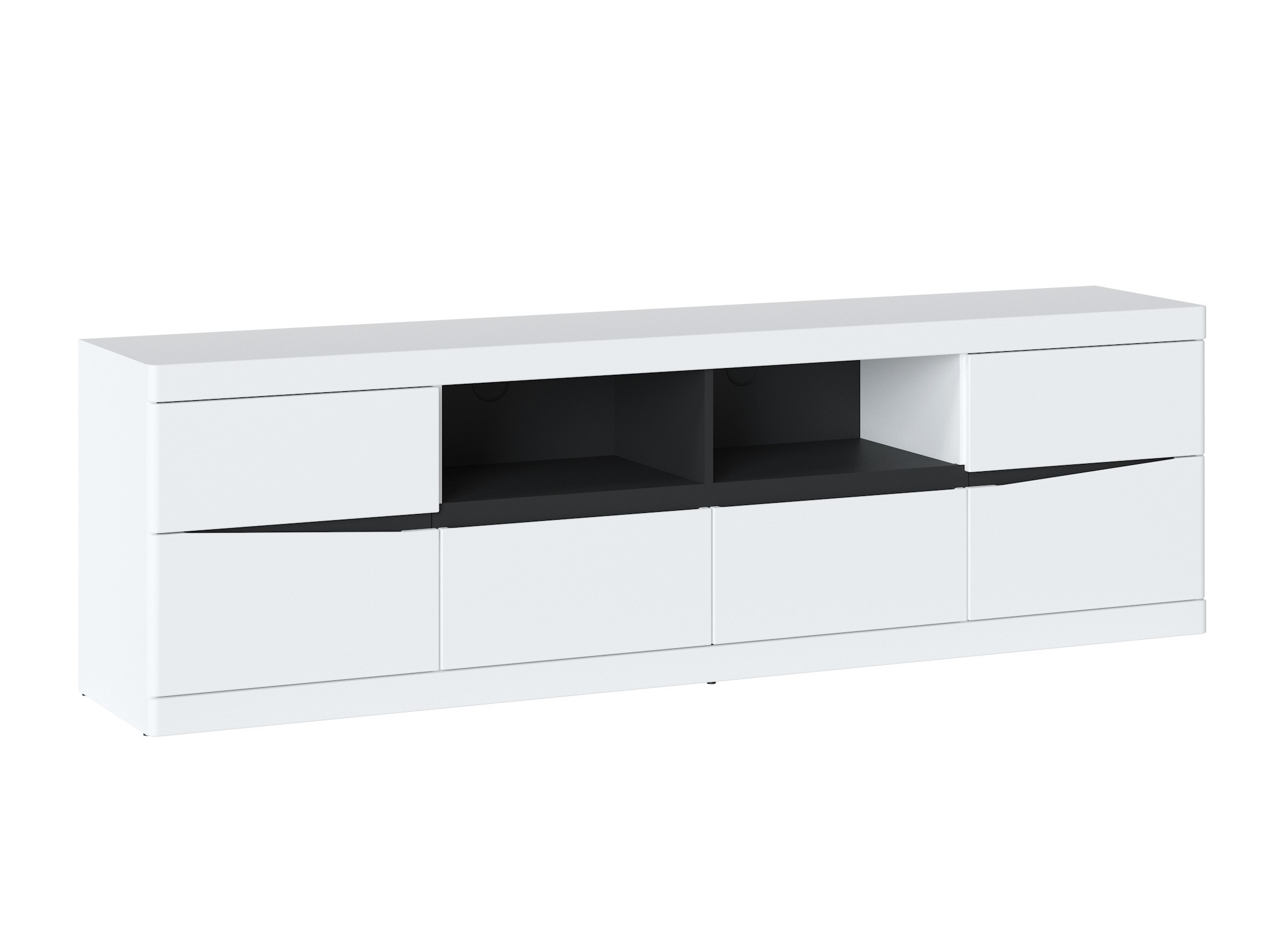 TV galds Venlori 122 (Balts + Grafīts)