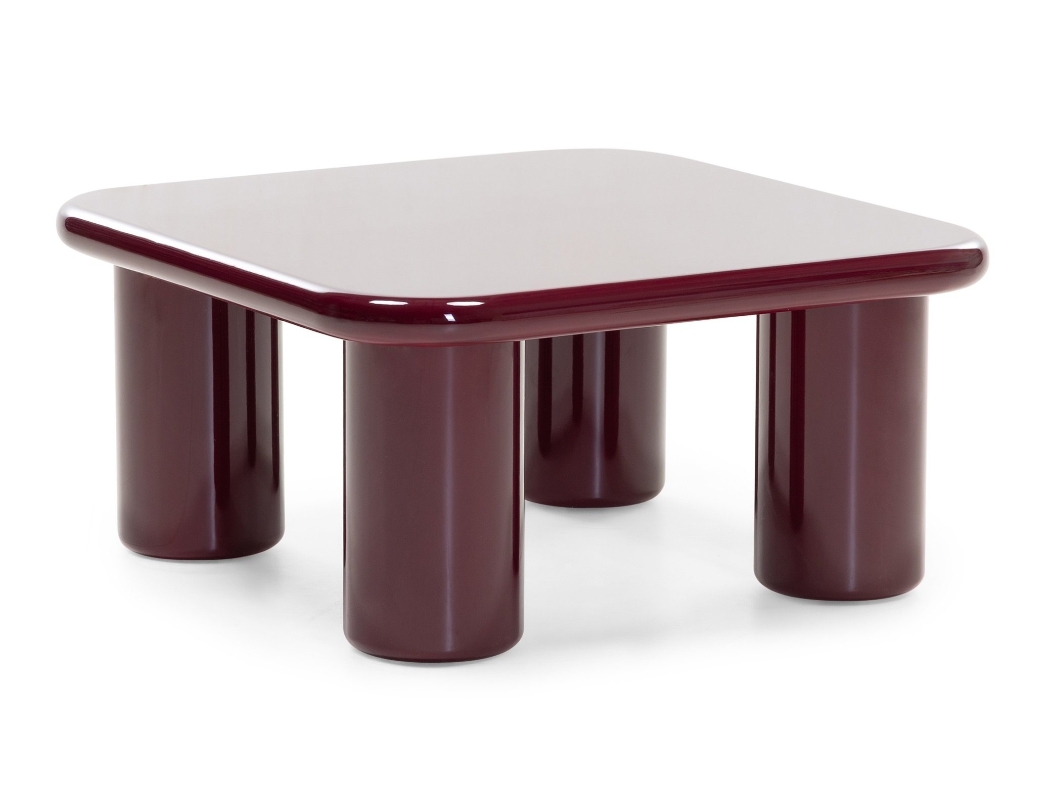 Žurnālu galdiņš Burleson 331 (Bordo)
