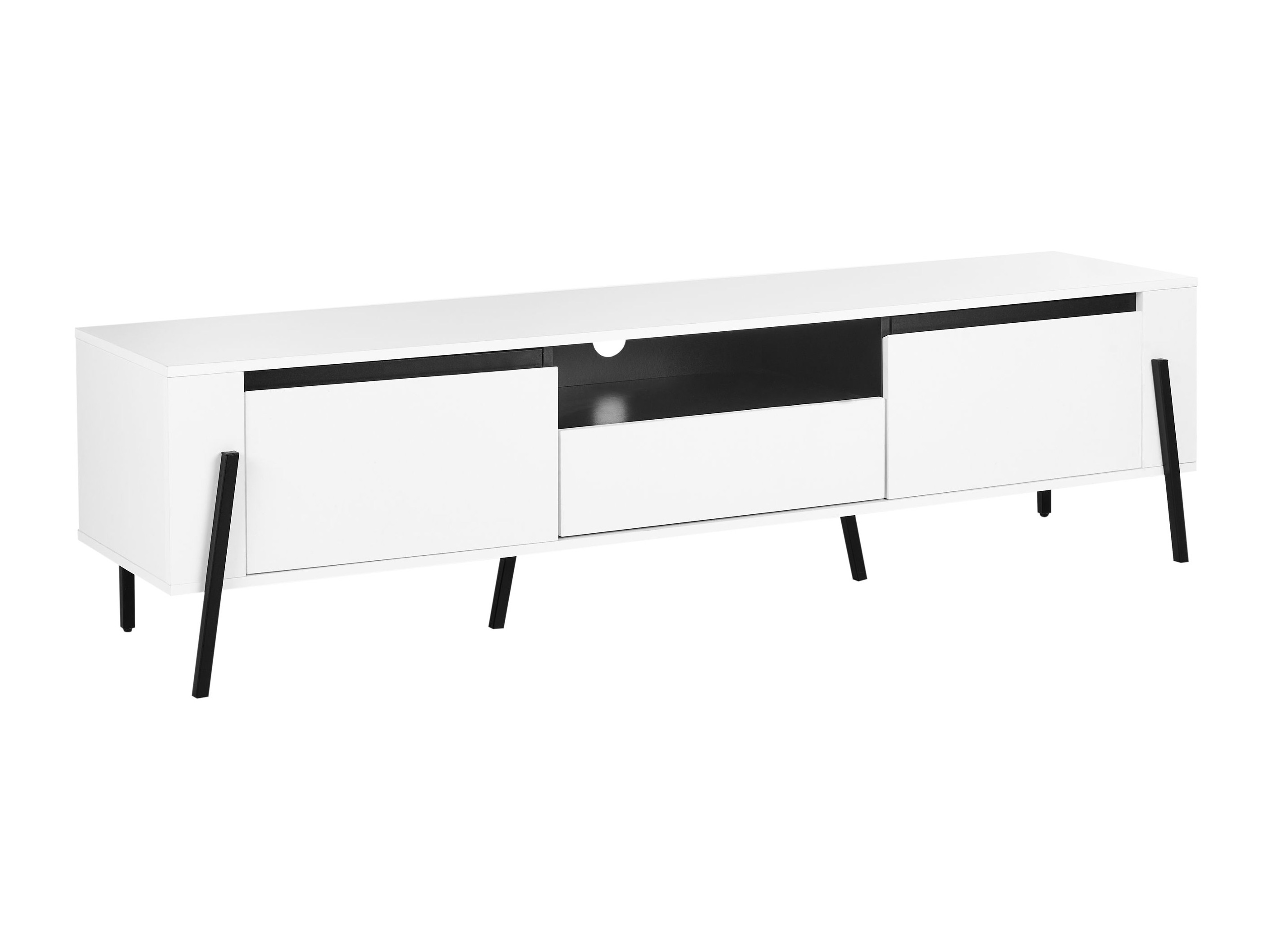 TV galds Berwyn 544 (Balts + Melns)