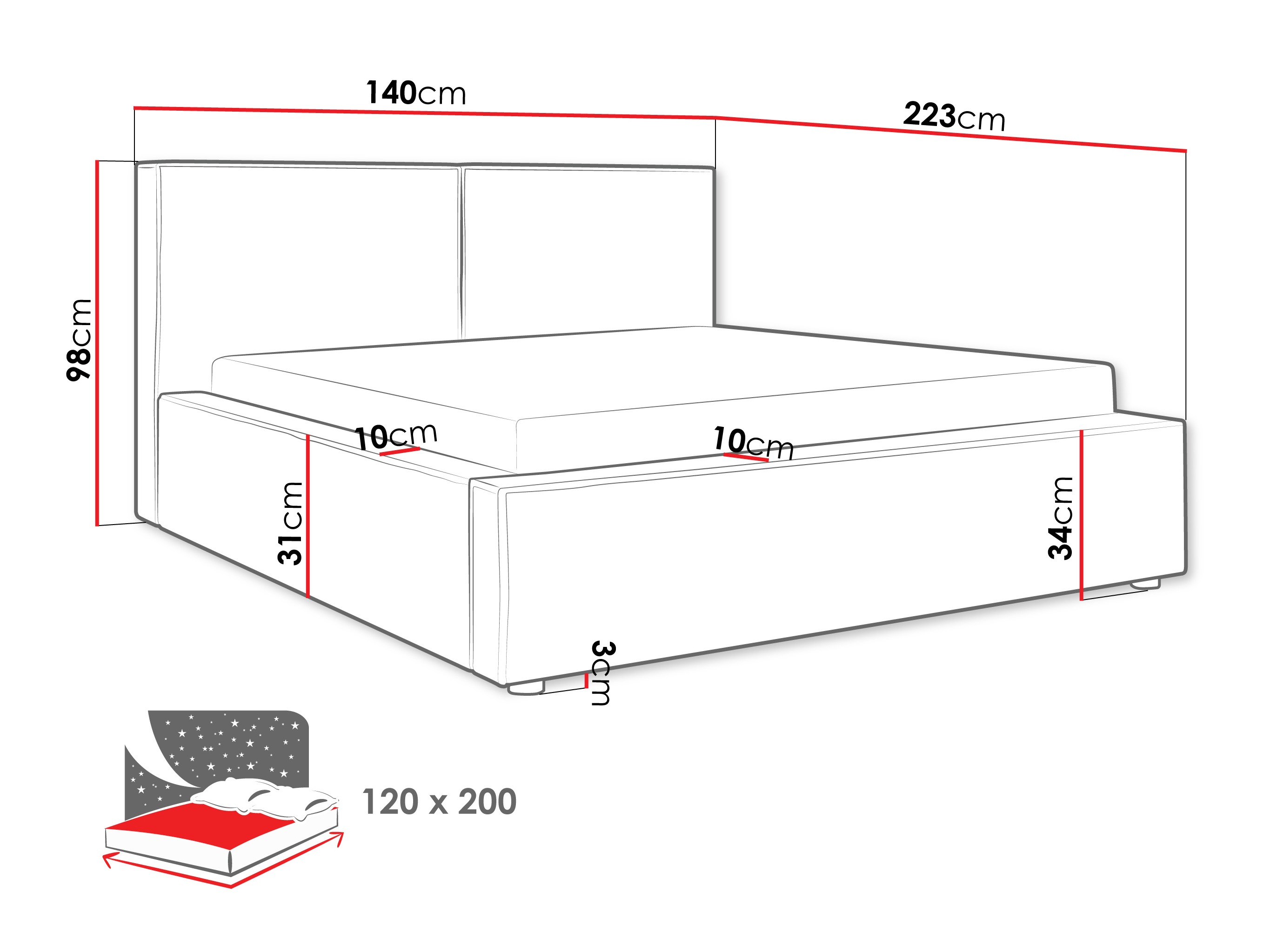 Gulta TrendyNest Pelagia (Coral 75)