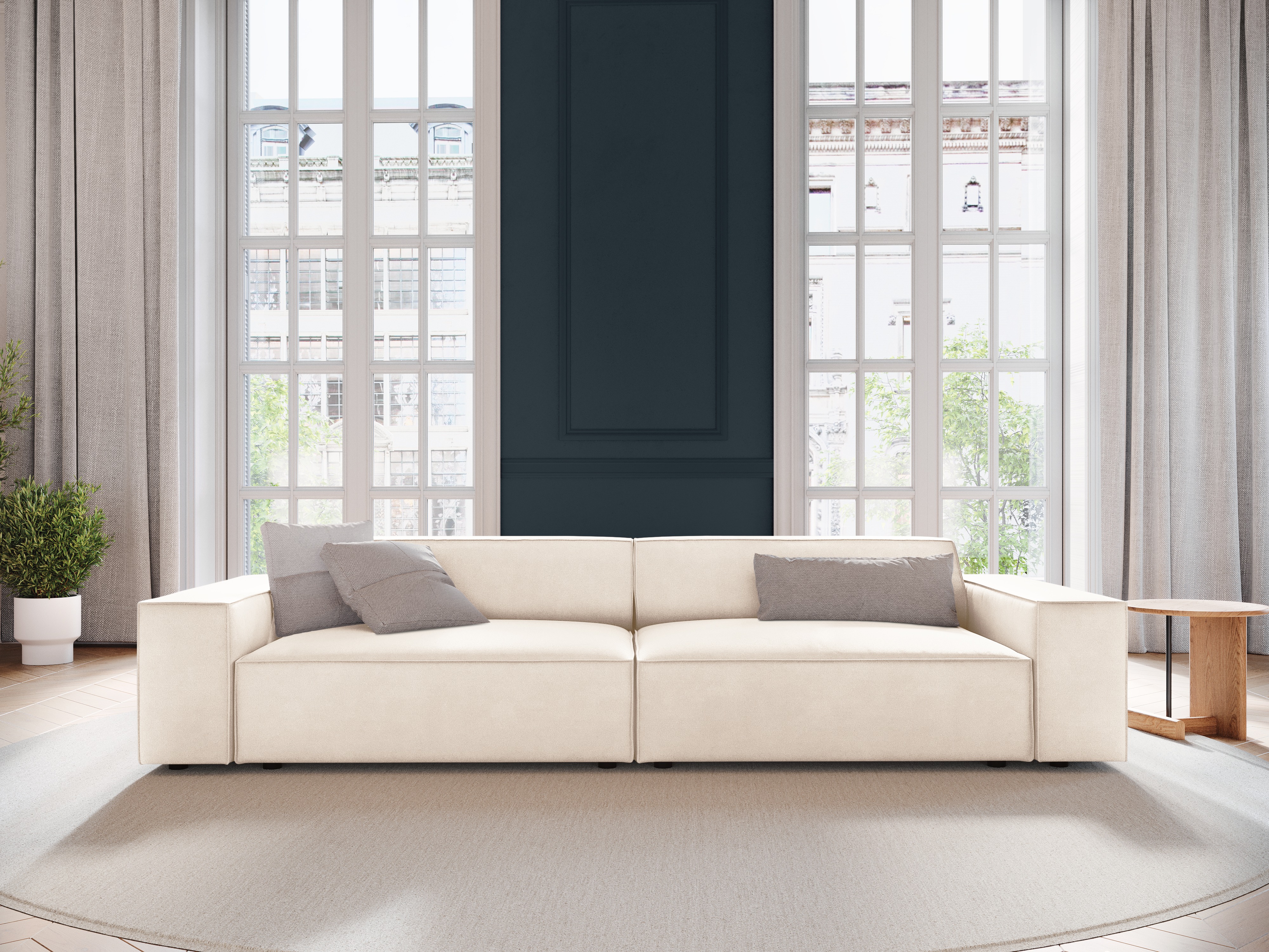 Moduļu dīvāns Lomcalu 105 (Bluvel 22)