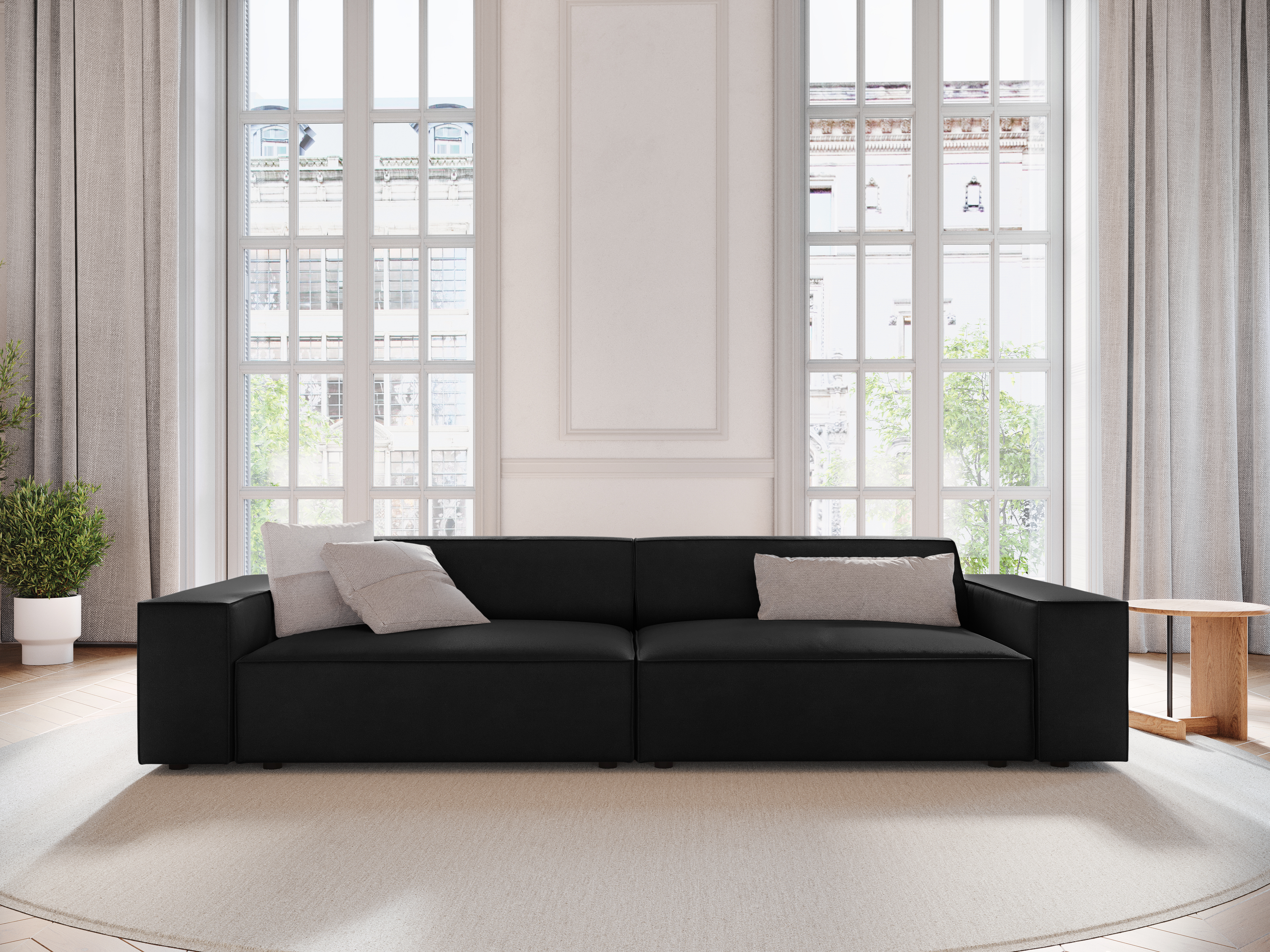 Moduļu dīvāns Lomcalu 105 (Bluvel 19)