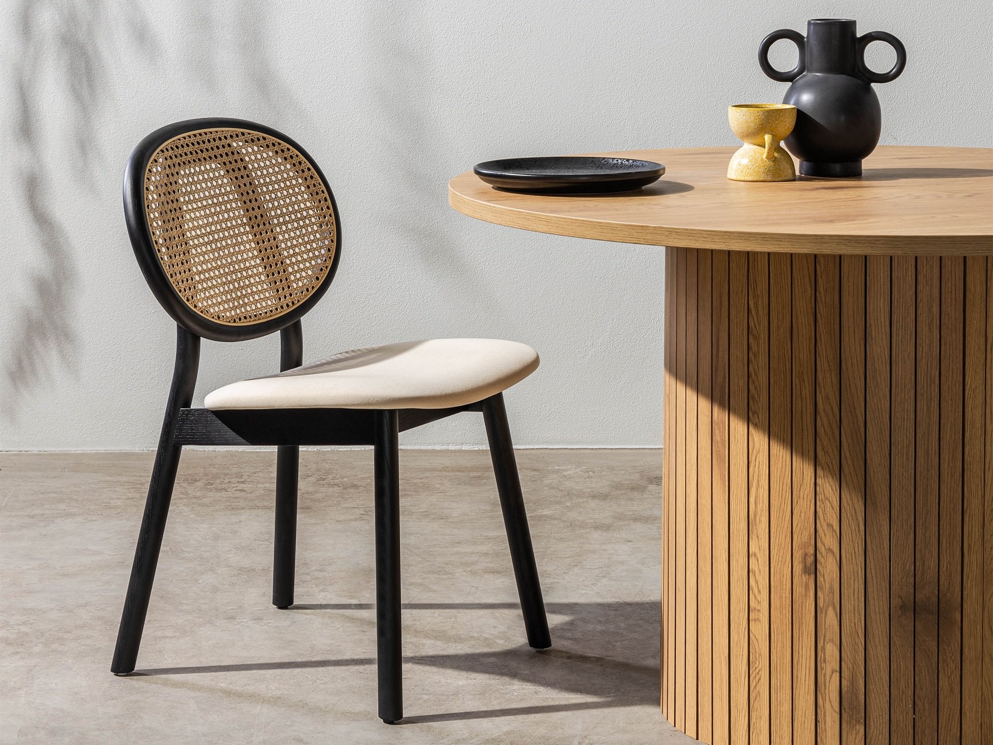 Krēsls Burleson 347 (Melns + Bēšs)