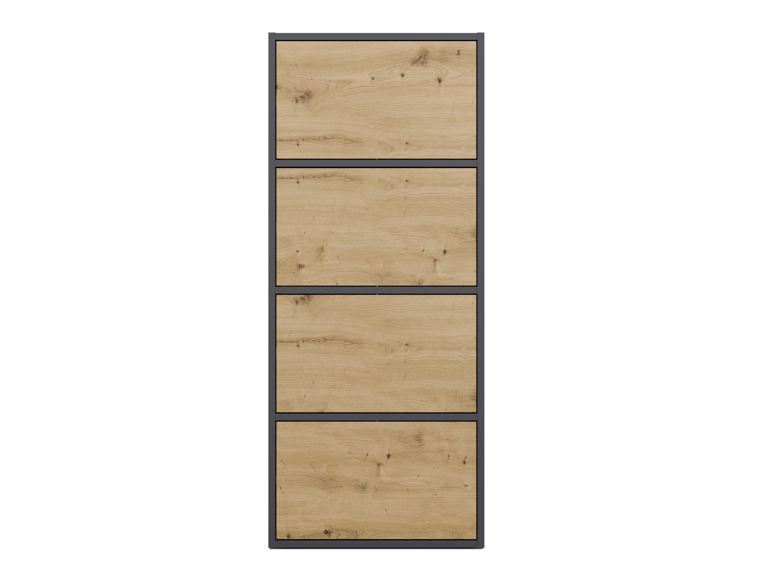Skapis Mandeville 298 (Antracīts + Artisan ozols)
