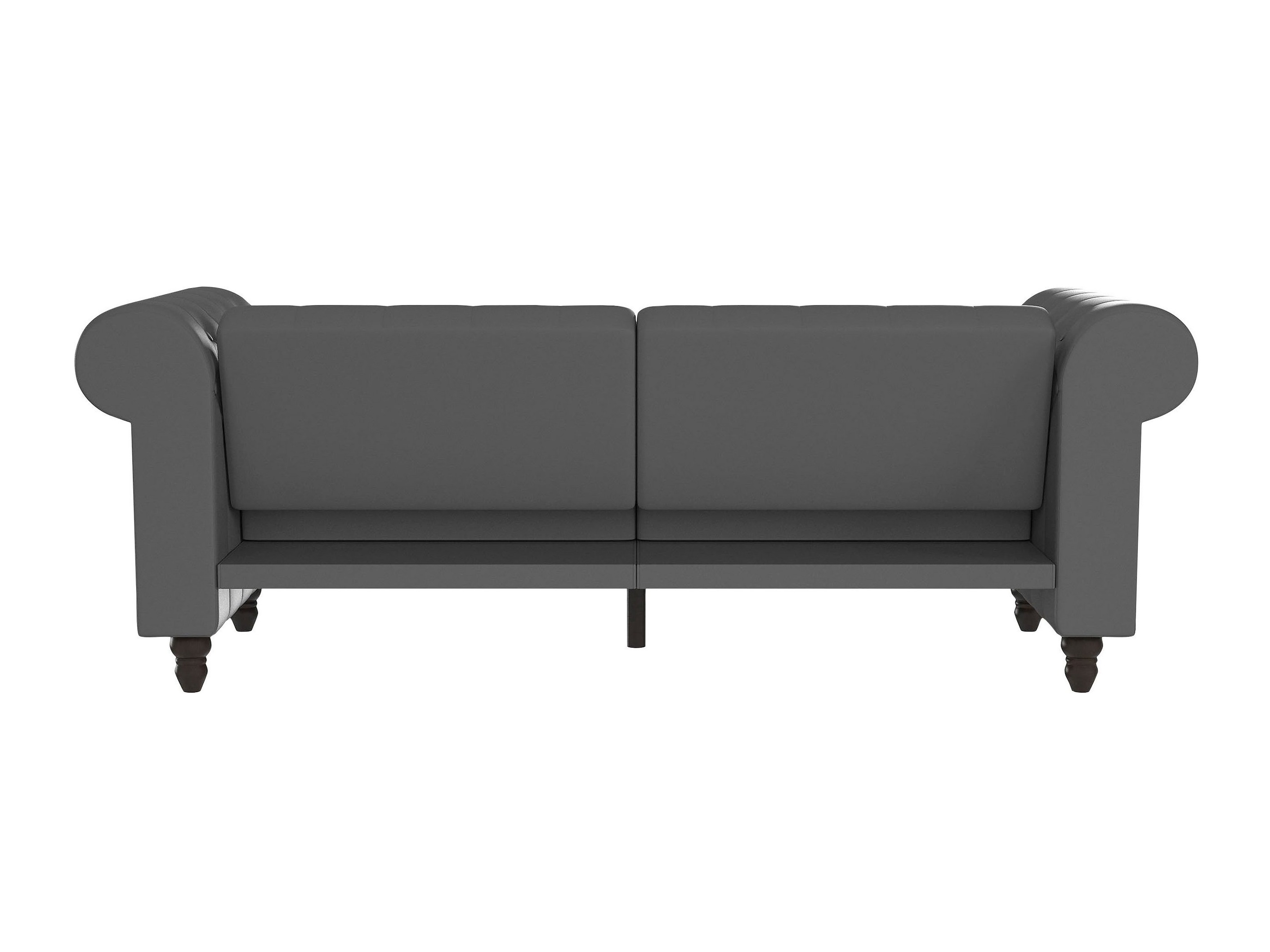 Chesterfield dīvāns Tulsa 217 (Tumši pelēks)