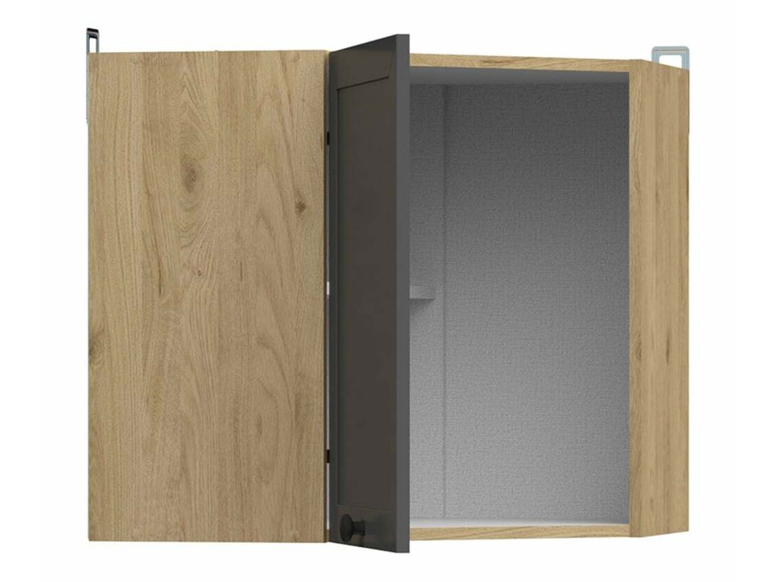 Moduļu piekarams stūra skapis Classic Grey Oak 104