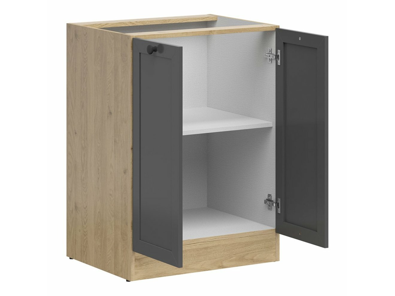 Moduļu skapis ar durvīm Classic Grey Oak 105