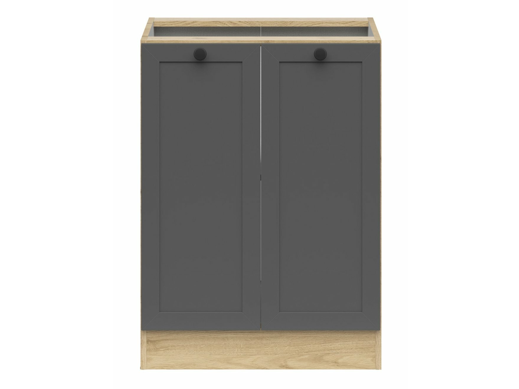 Moduļu skapis ar durvīm Classic Grey Oak 105