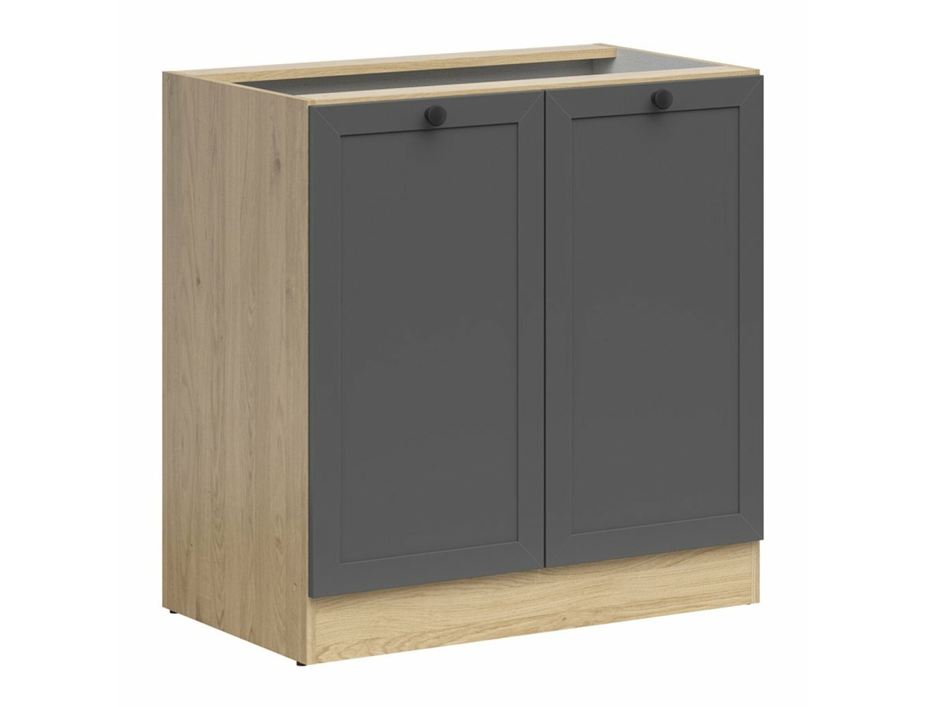 Moduļu skapis ar durvīm Classic Grey Oak 102