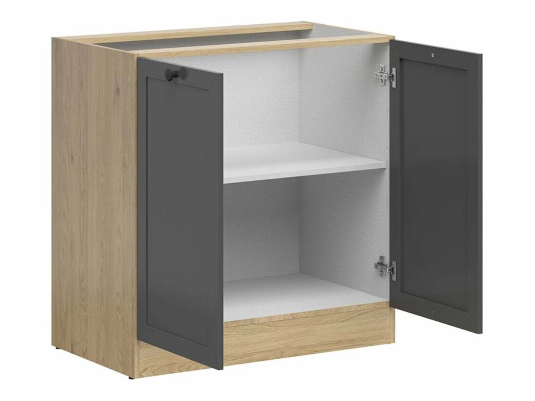 Moduļu skapis ar durvīm Classic Grey Oak 102