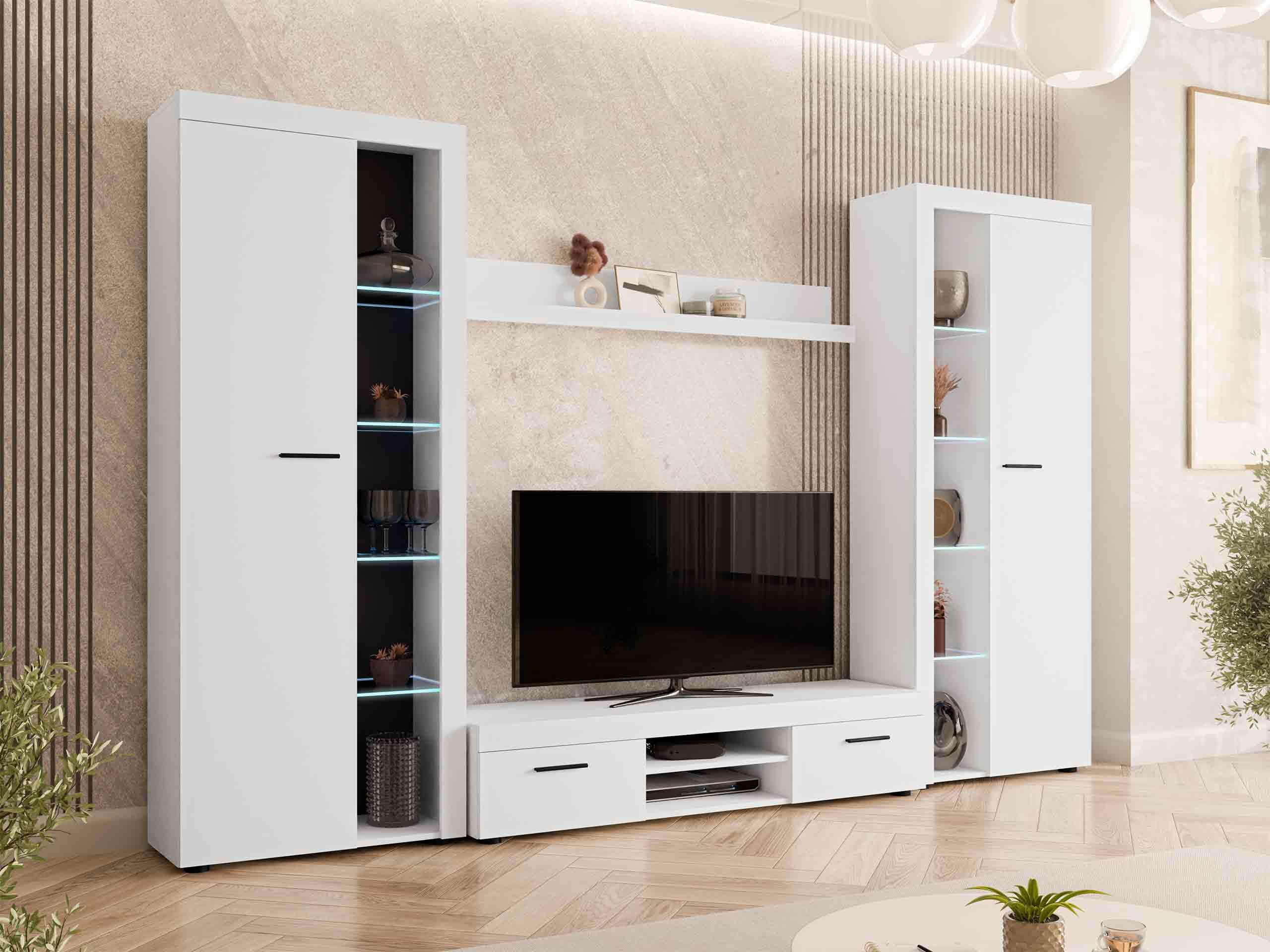 Viesistabas komplekts Univio II (Balts)