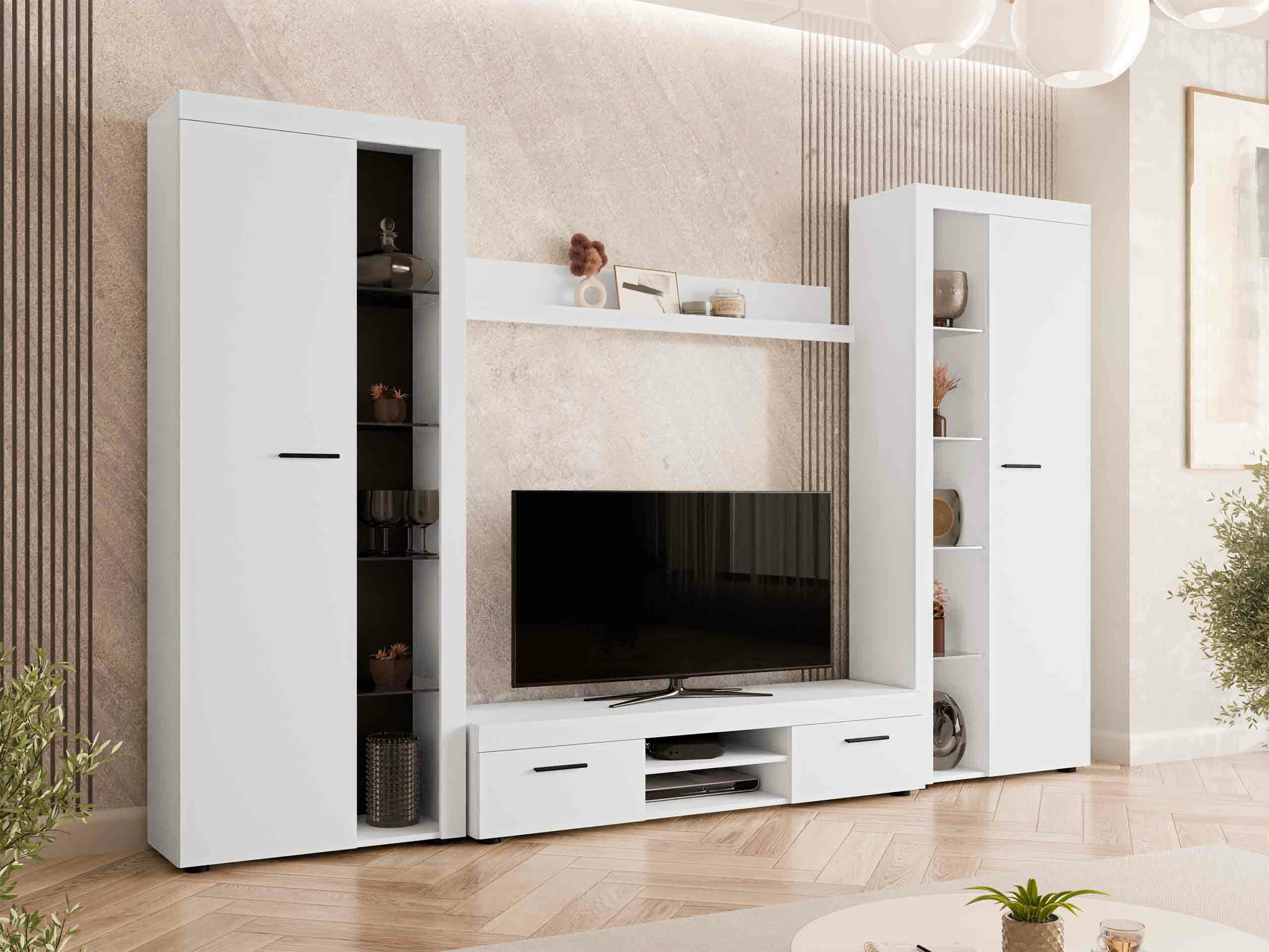 Viesistabas komplekts Univio II (Balts)