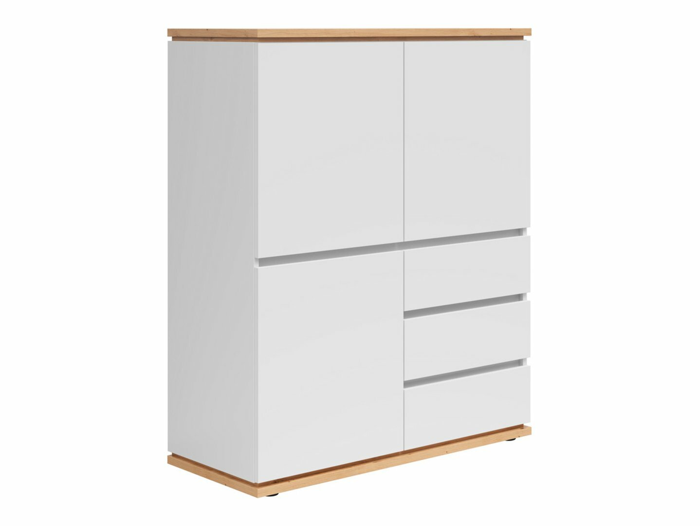 Kumode Cirfelo 115 (Balts + Artisan ozols)