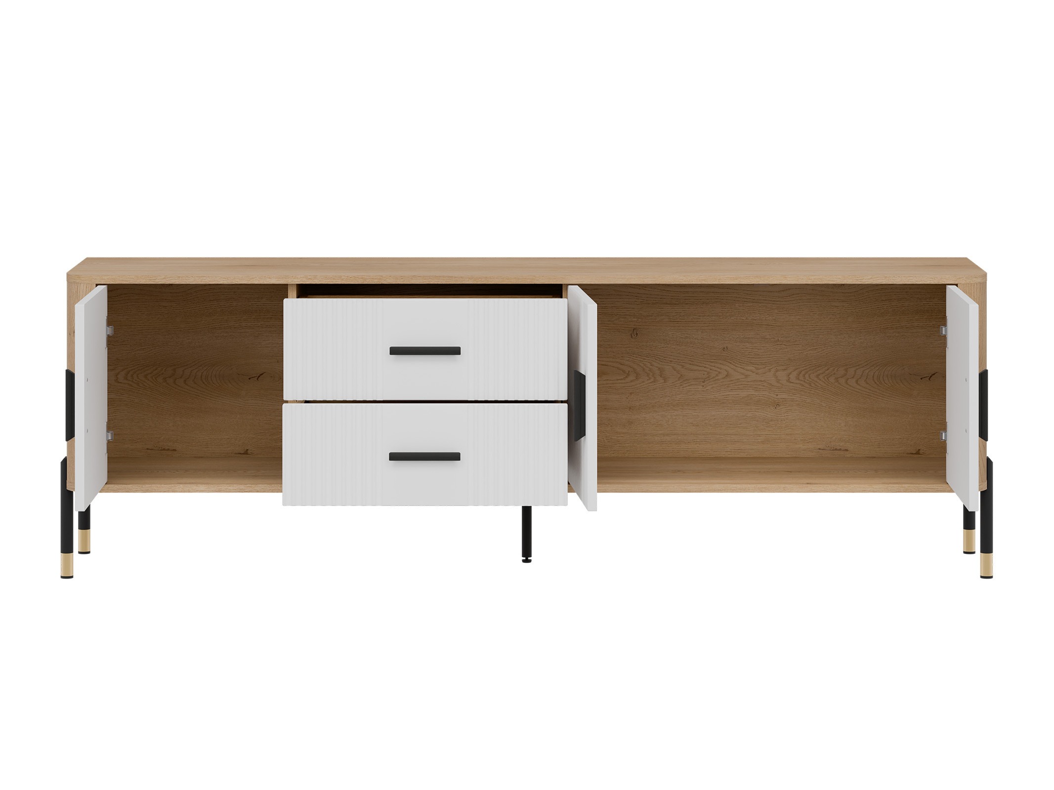 TV galds Flosora 105 (Balts)