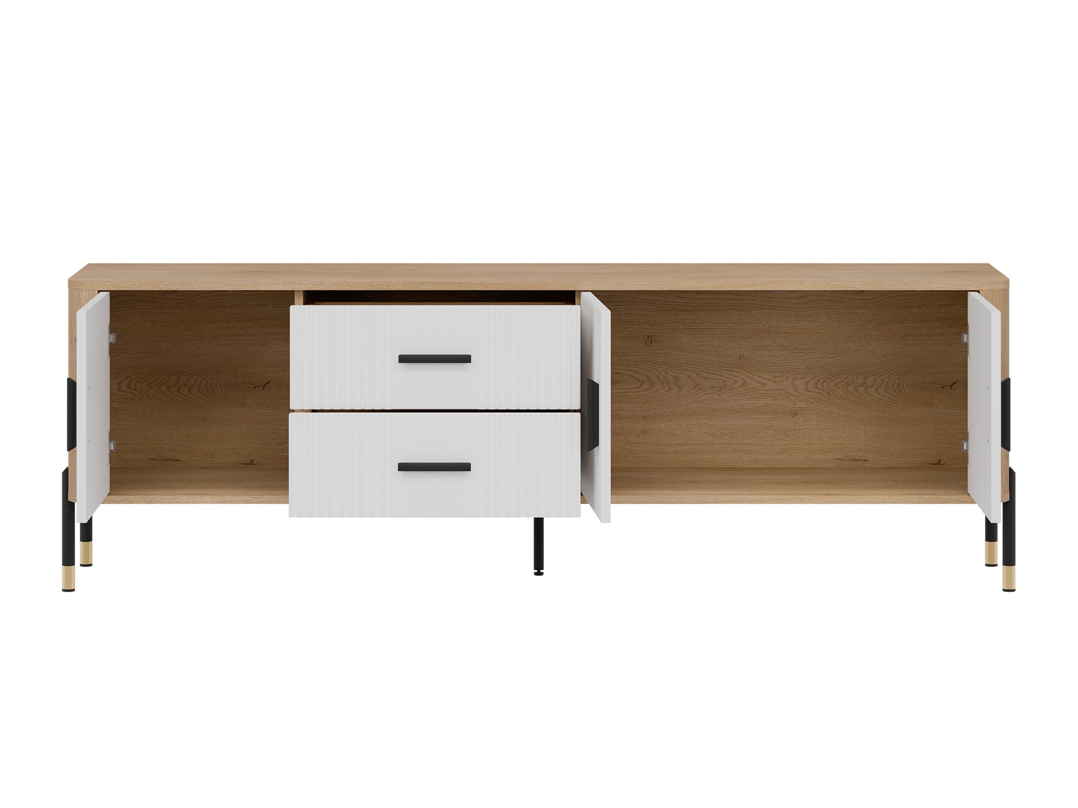 TV galds Flosora 105 (Balts)