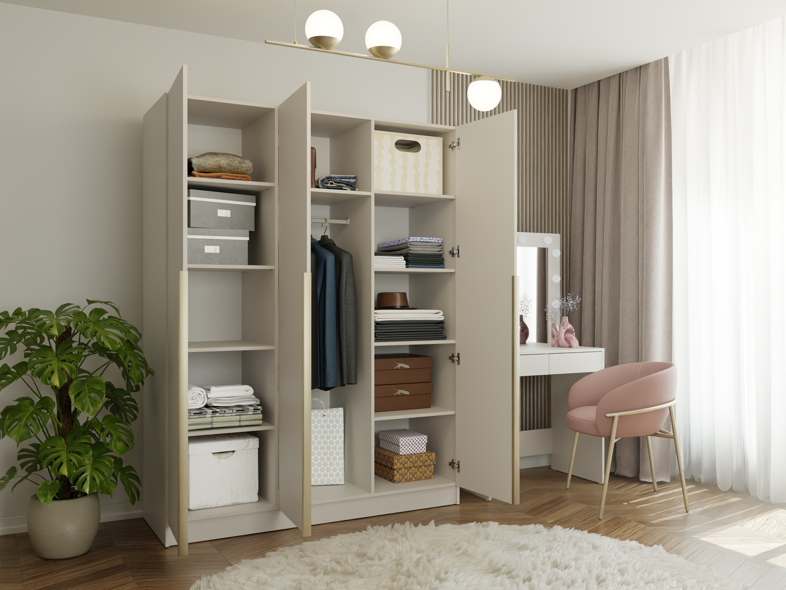 Skapis Mandeville 369 (Kašmirs + Zelta)