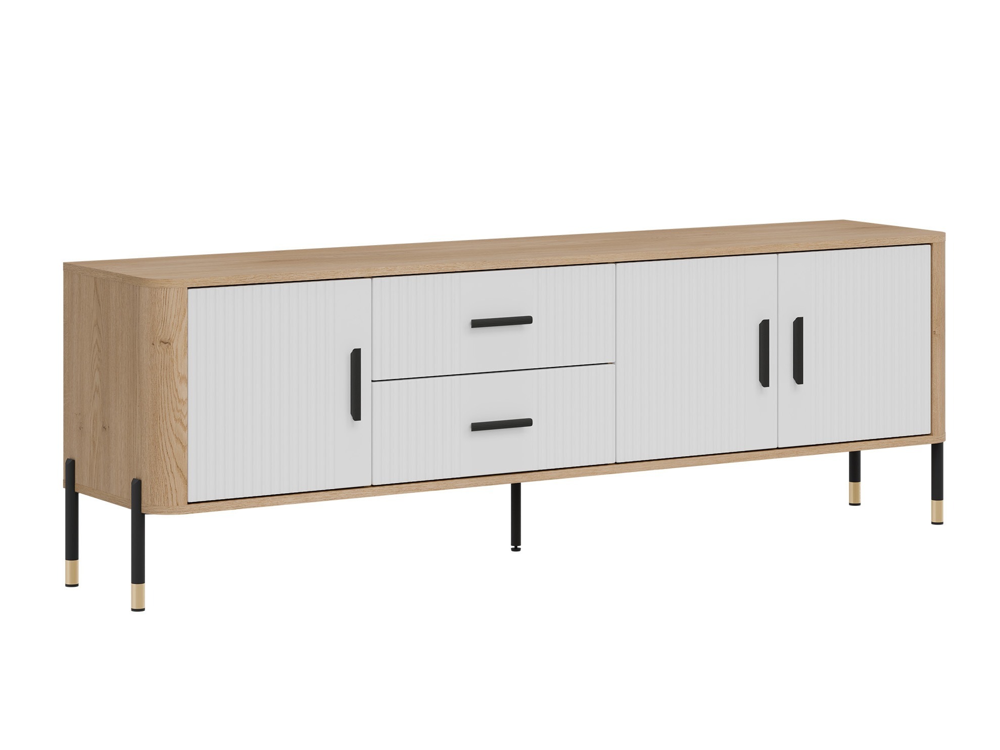 Viesistabas komplekts Flosora 148 (Balts)