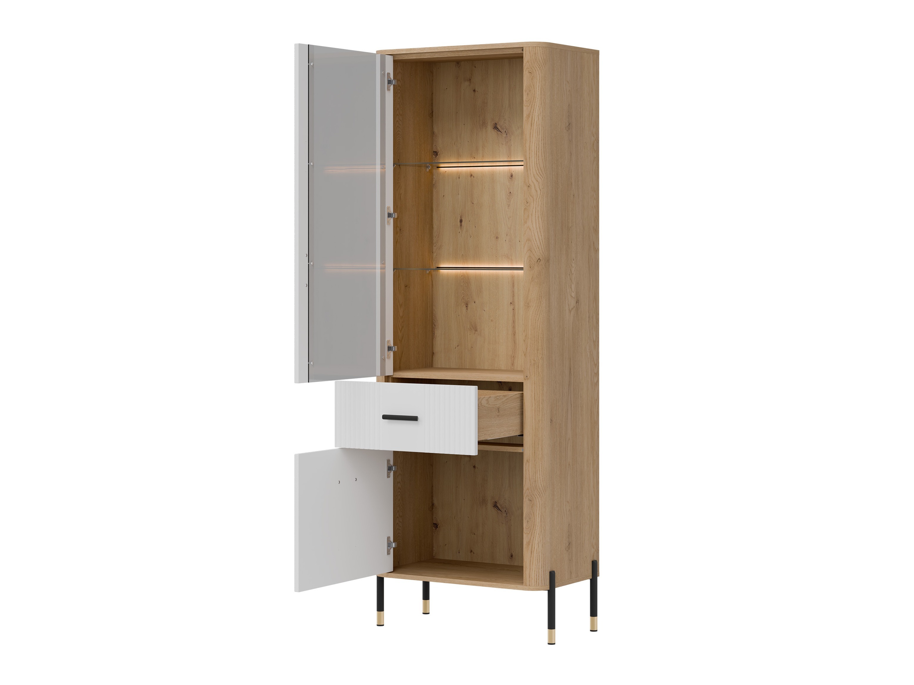 Viesistabas komplekts Flosora 148 (Balts)