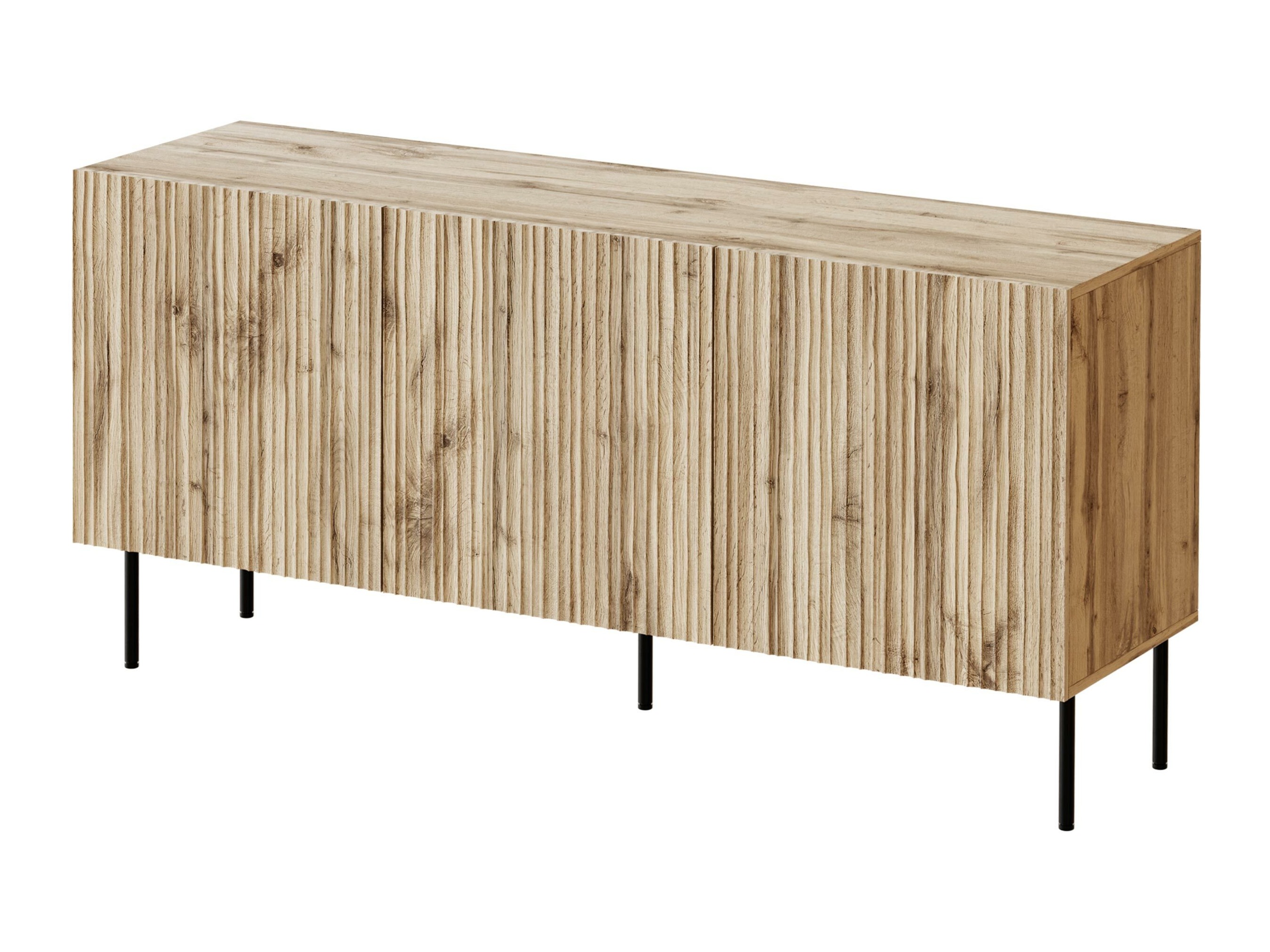 Skapis Lorelbo 100 (Votan ozols + Melns)