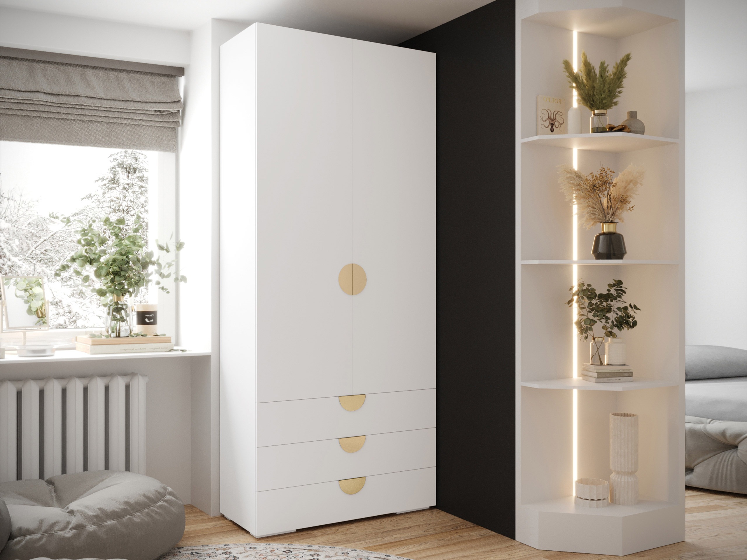 Skapis Hartford 565 (Balts)