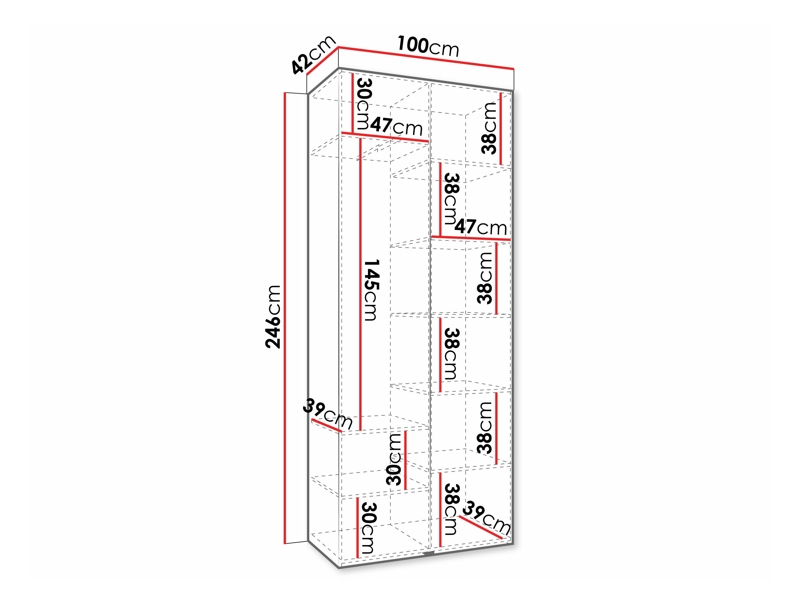 Skapis Hartford 569 (Balts)