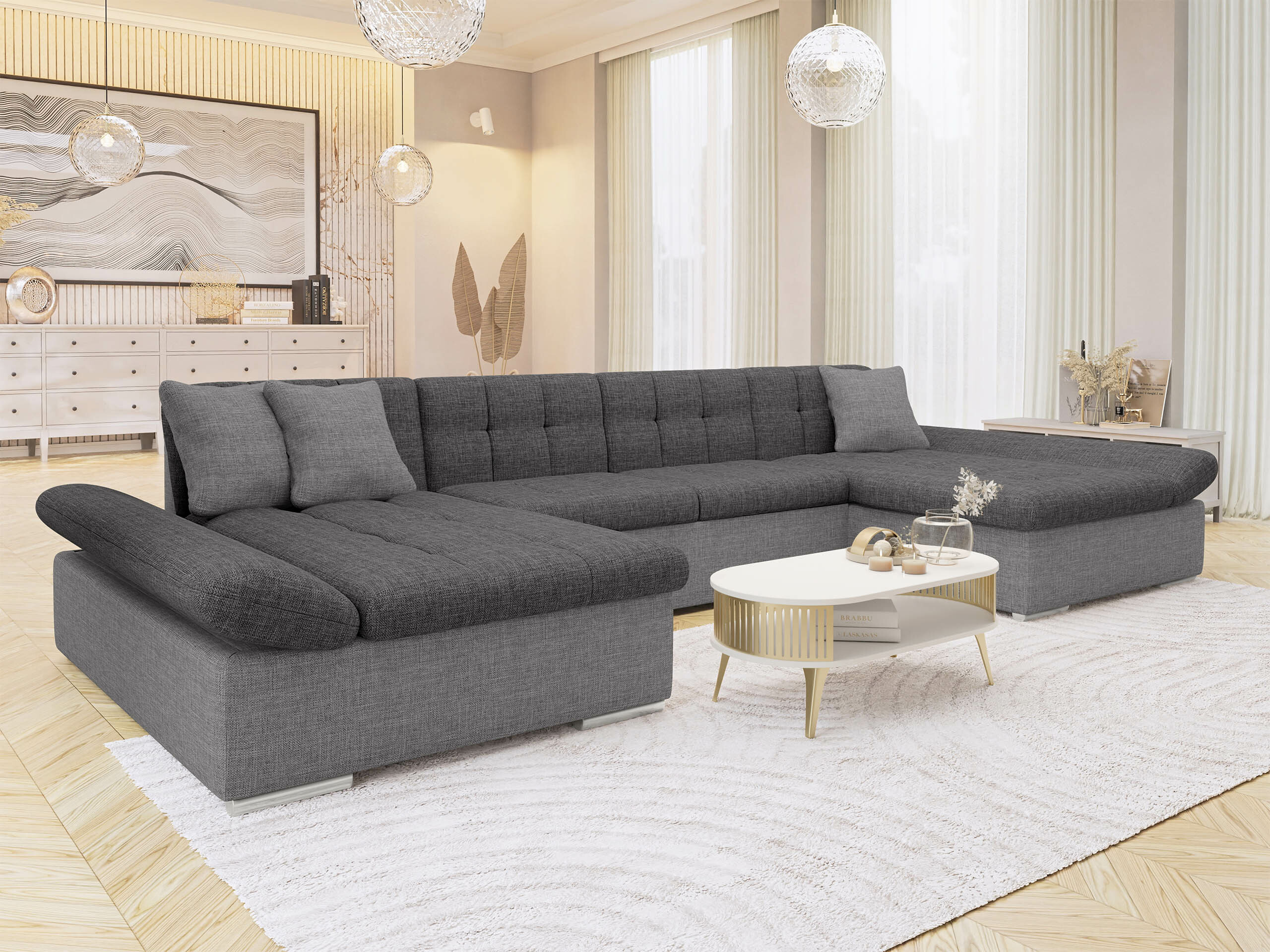 Stūra dīvāns Comfivo Ficus I (Lux 05 + Lux 06)