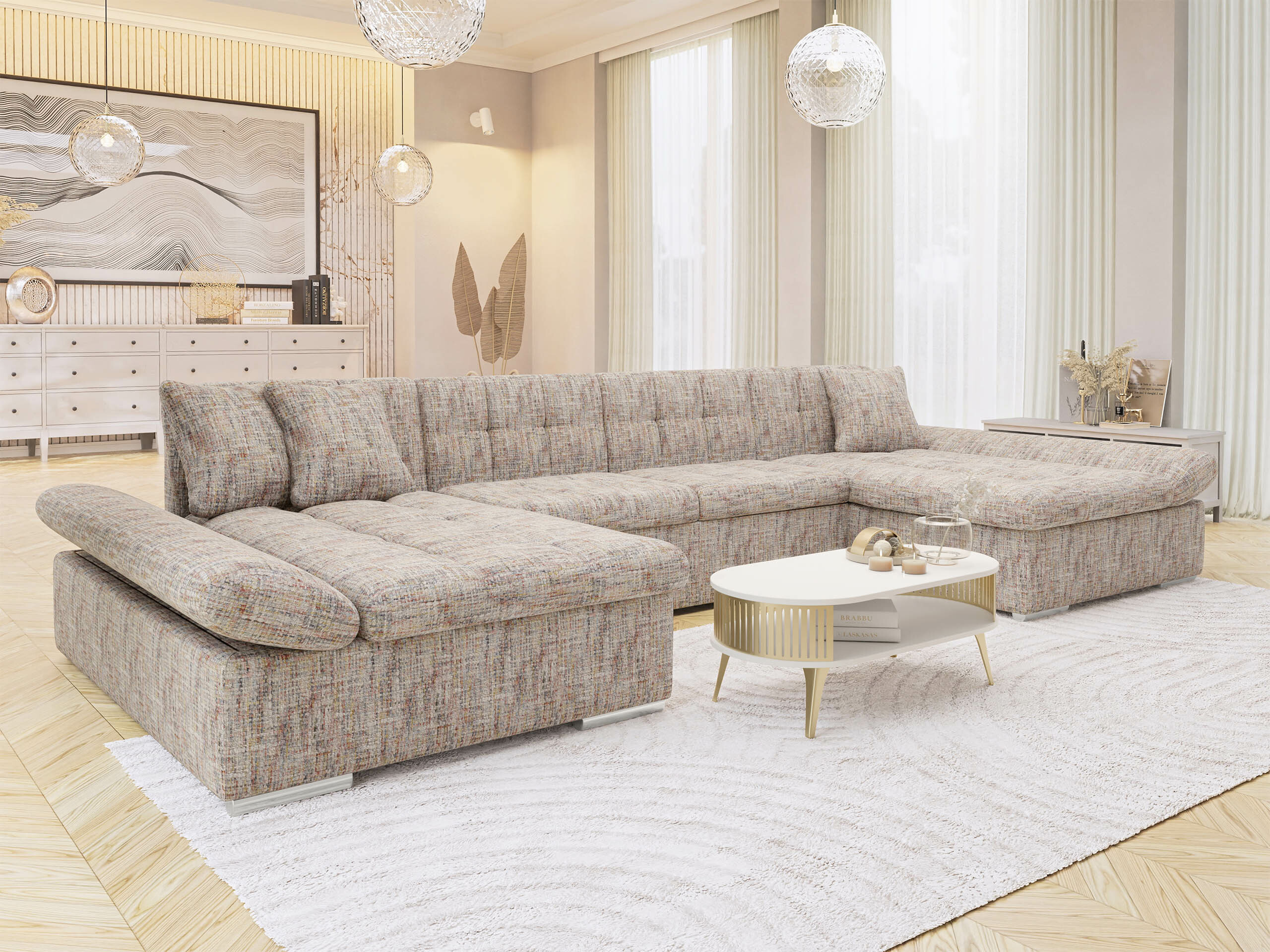 Stūra dīvāns Comfivo Ficus II (Tracy 211.01)