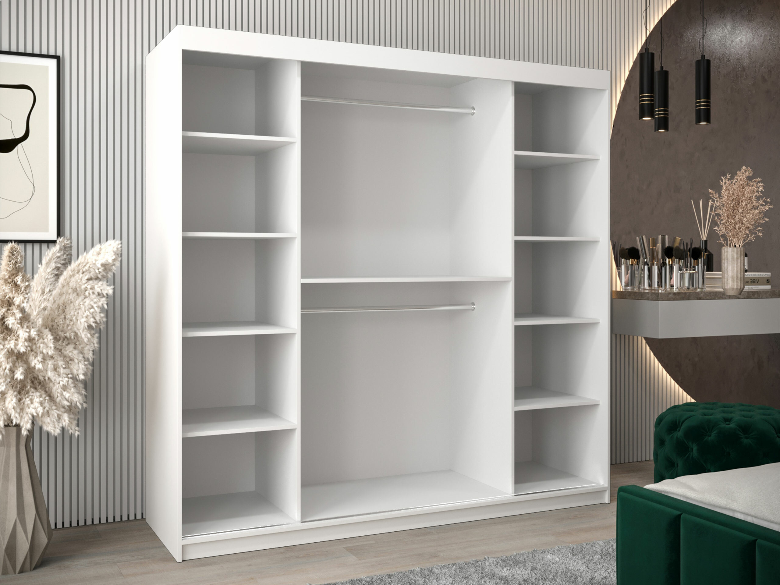 Skapis Hartford 578 (Melns)