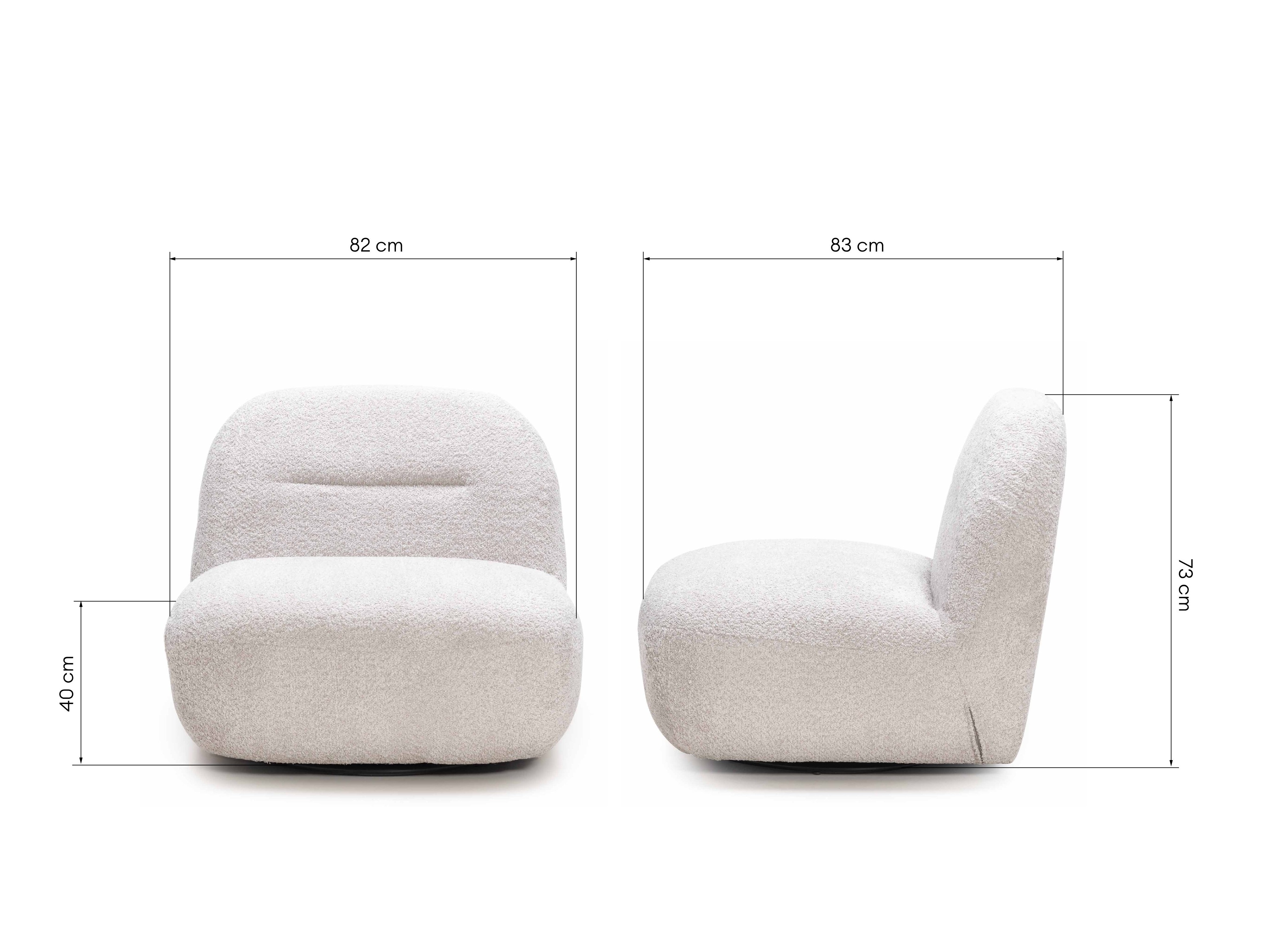 Atpūtas krēsls Burleson 444 (Pelēkbēšs)