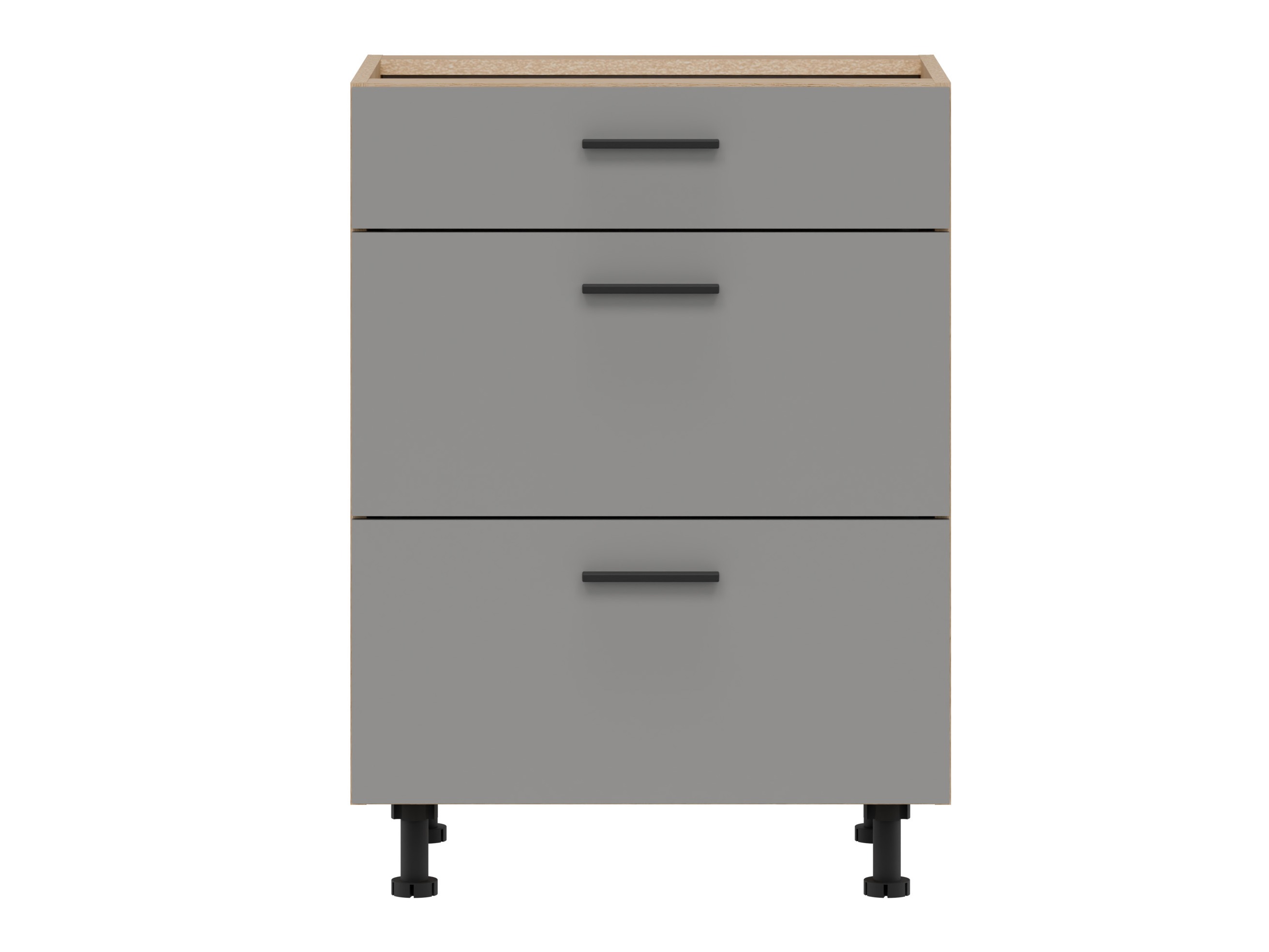 Moduļu skapis ar atvilktnēm Ati Grey 107
