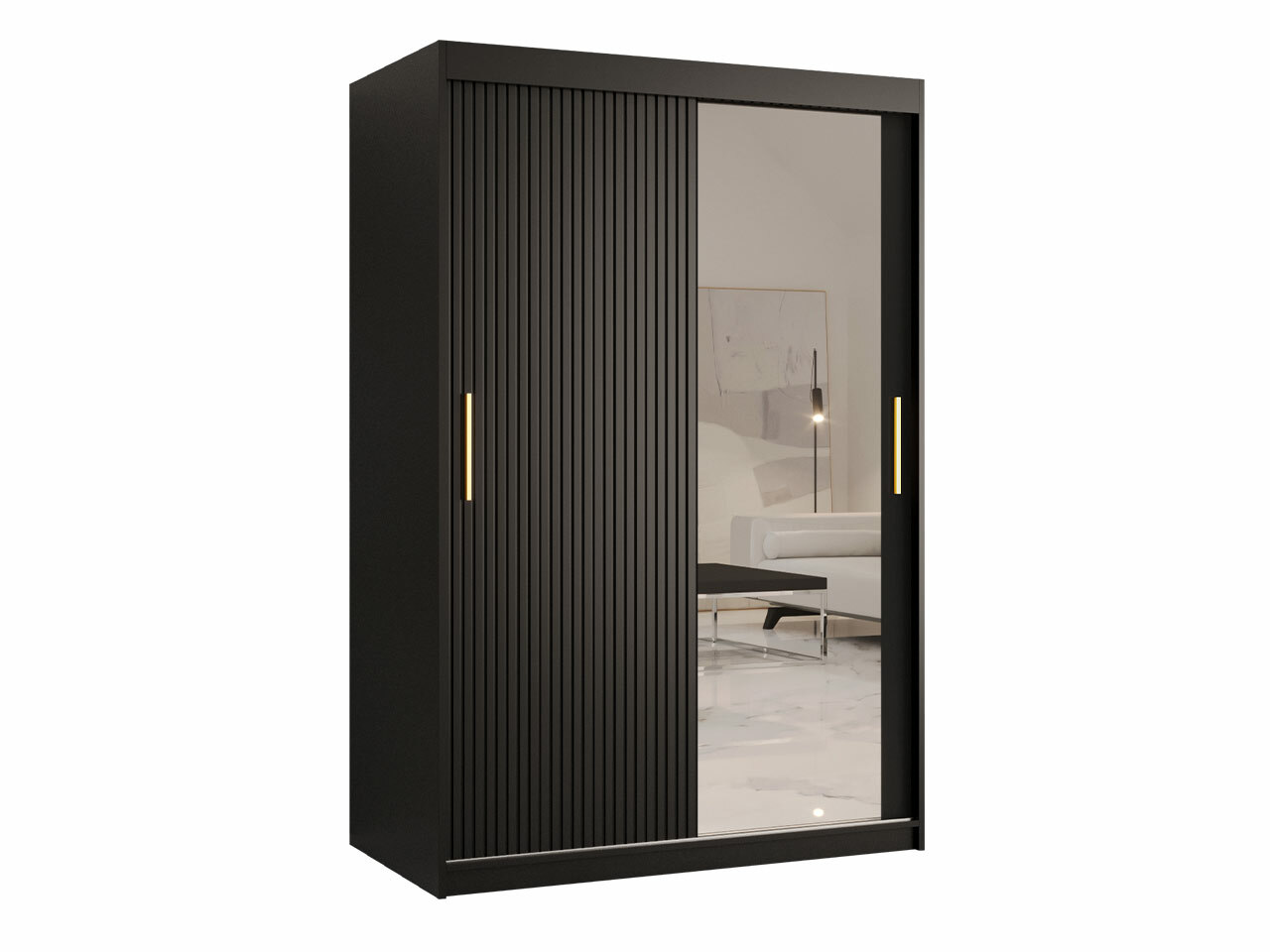 Skapis Hartford 401 (Melns)