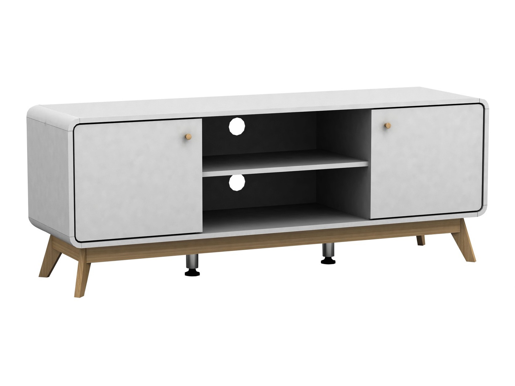 TV galds Elbtena 107 (Balts + Ozols)