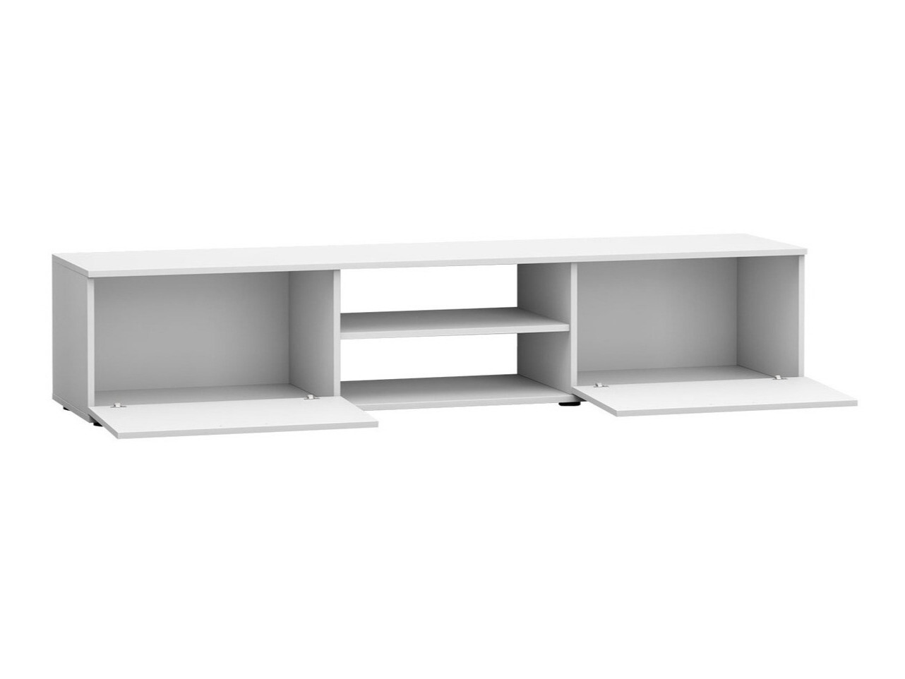 TV galds Tornola 101 (Balts + Glancēts balts)