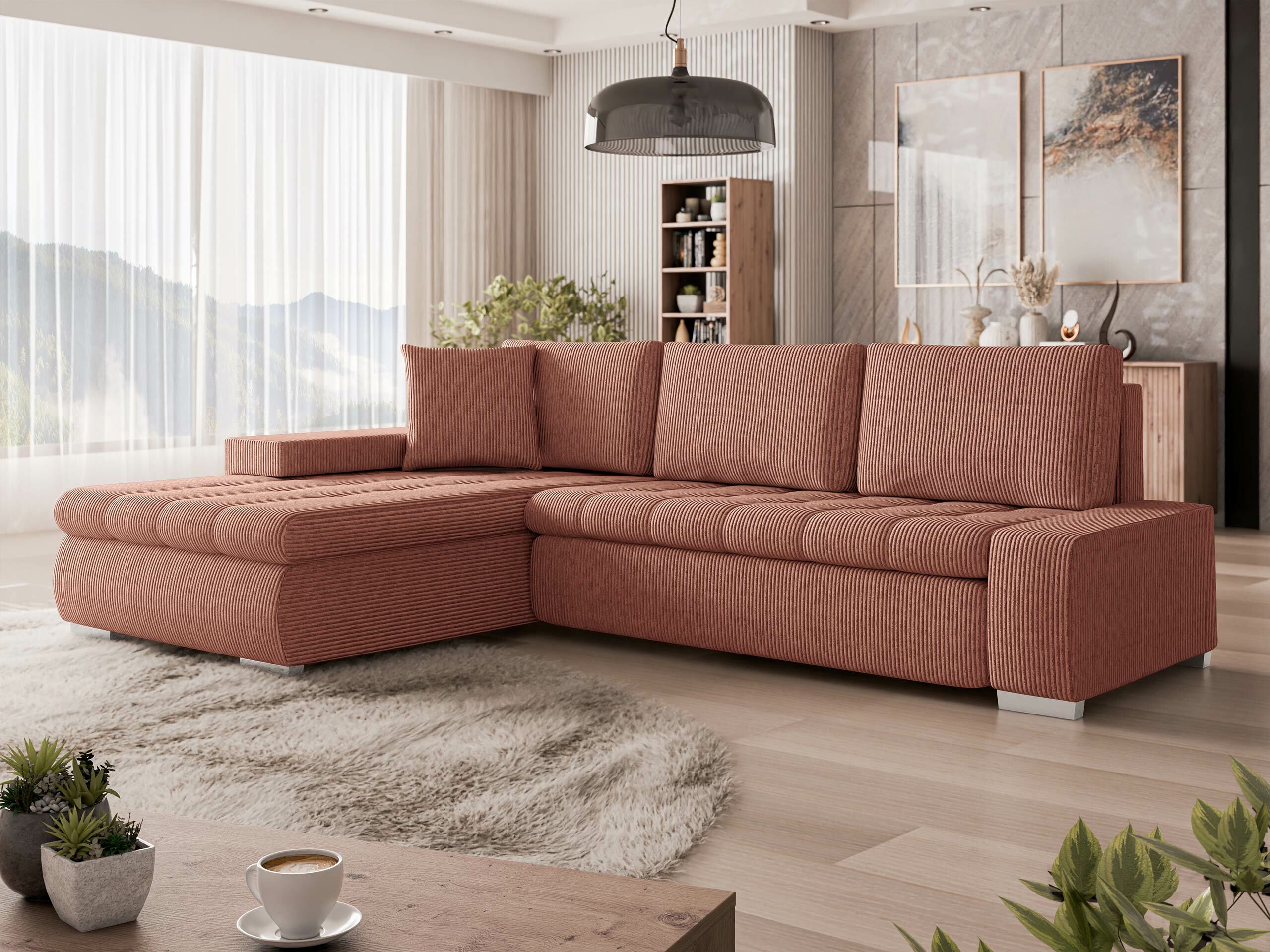 Stūra dīvāns Comfivo Nitor (Uttario Velvet 2955 + Evo 28)
