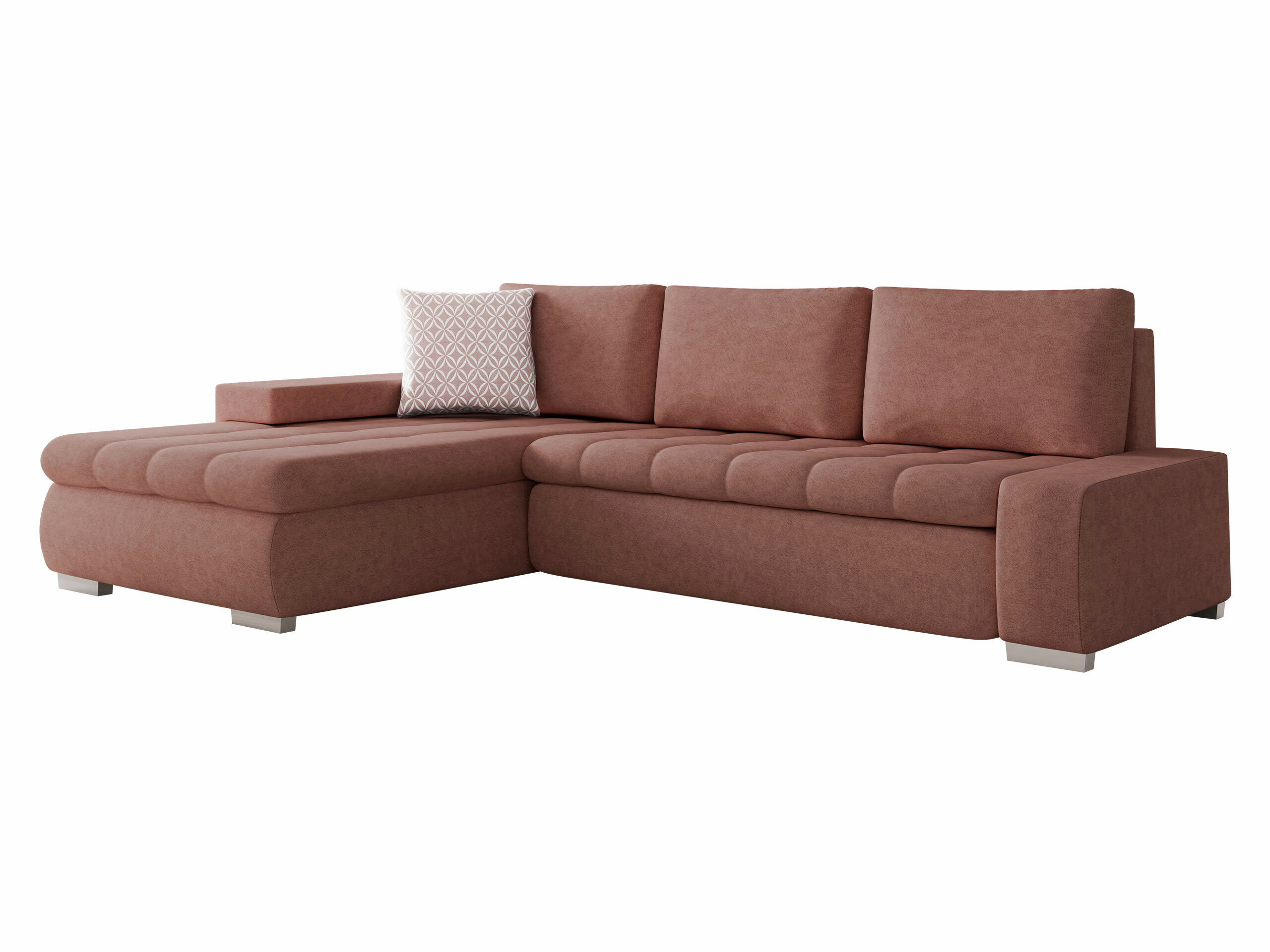 Stūra dīvāns Comfivo Nitor (Uttario Velvet 2955 + Evo 28)