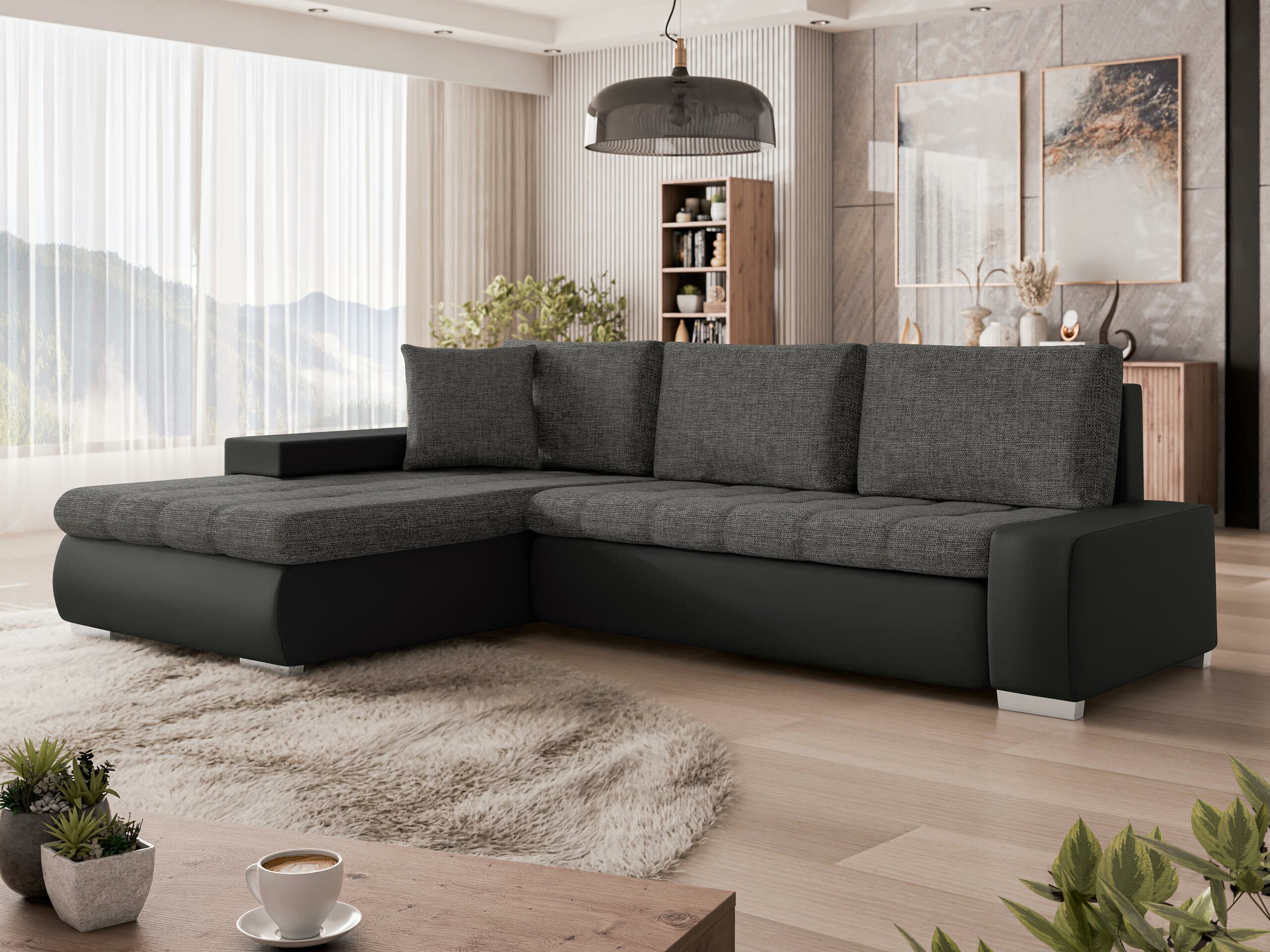 Stūra dīvāns Comfivo Nitor I (Soft 011 + Lux 06)