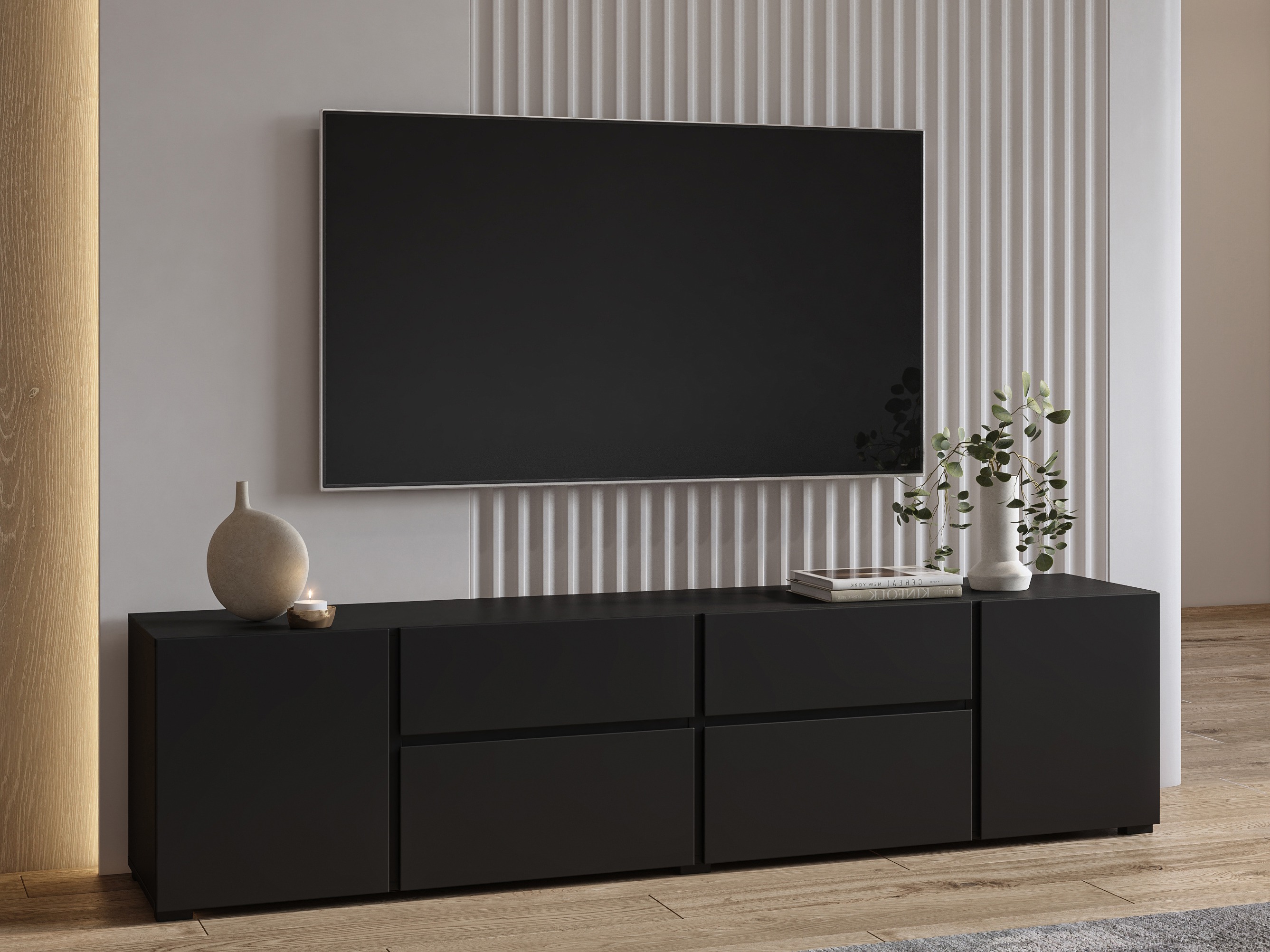 TV galds Elbleve 100 (Melns)