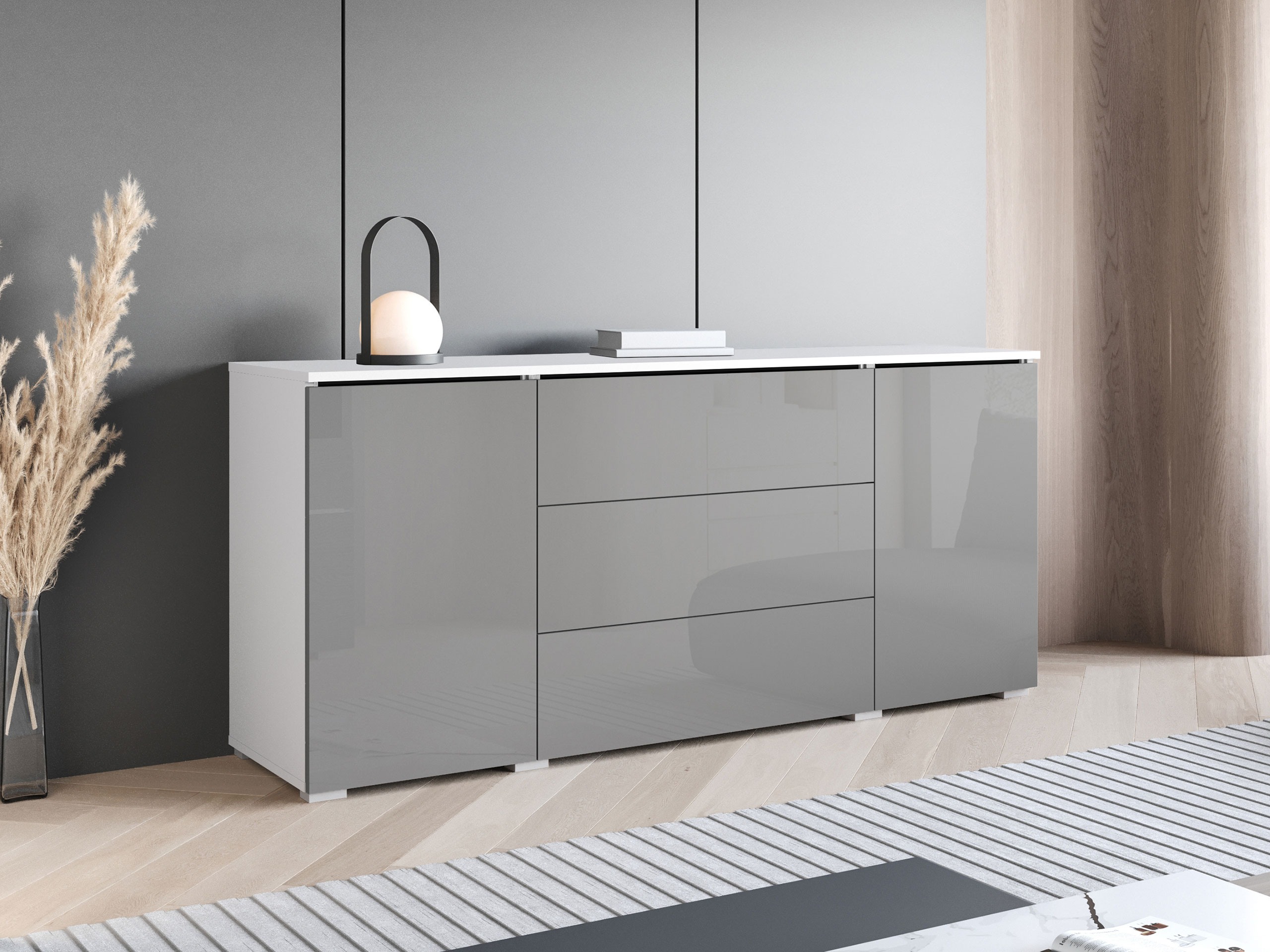 Kumode Mirfivo 102 (Glancēts pelēks)