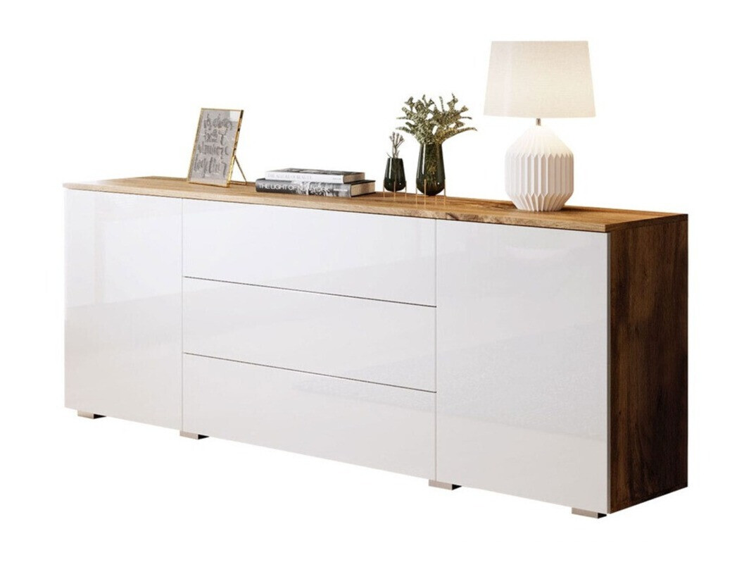 Kumode Sarasota 129 (Votan ozols + Glancēts balts)