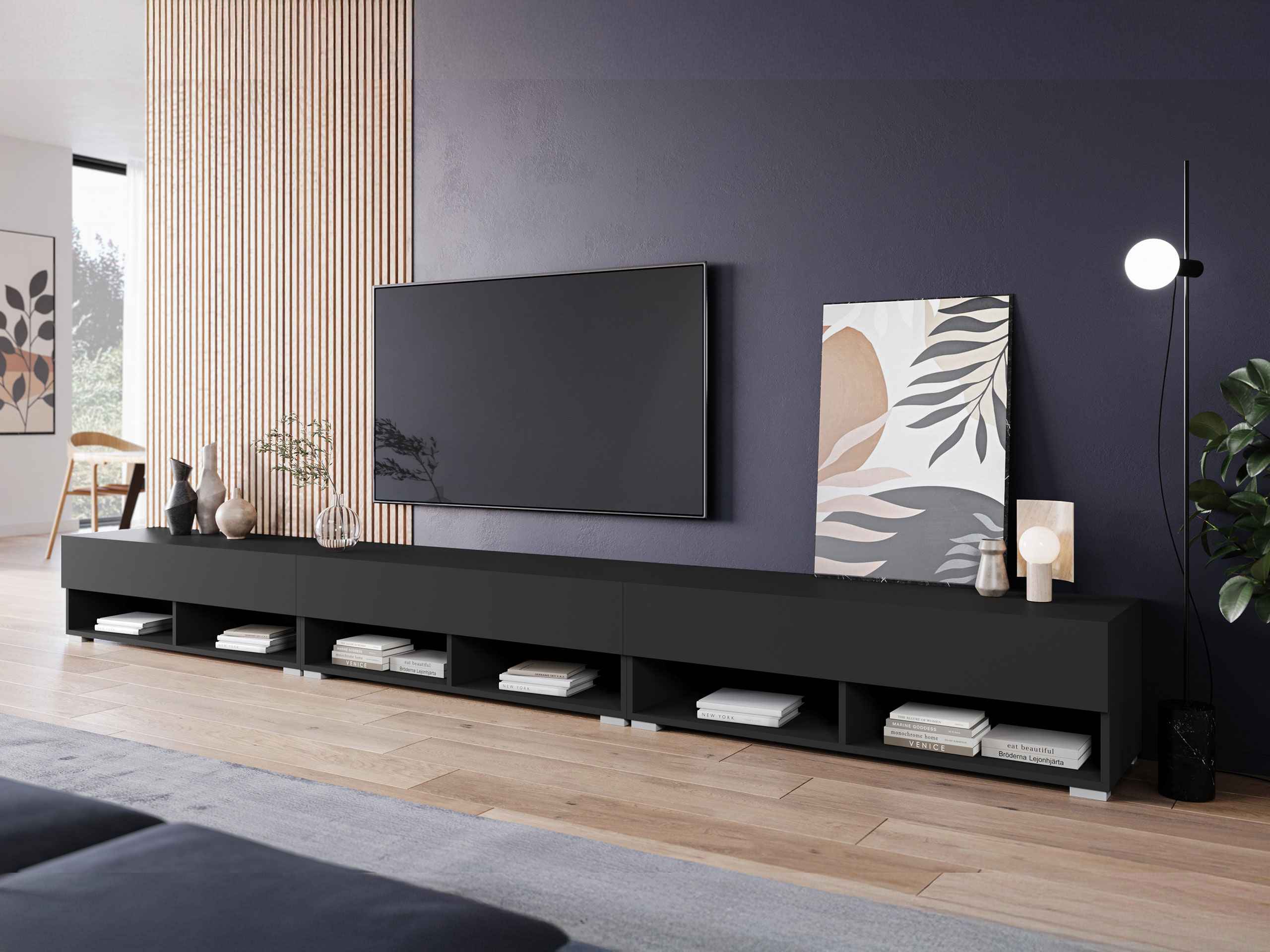 TV galds Sarasota 144 (Grafīts)