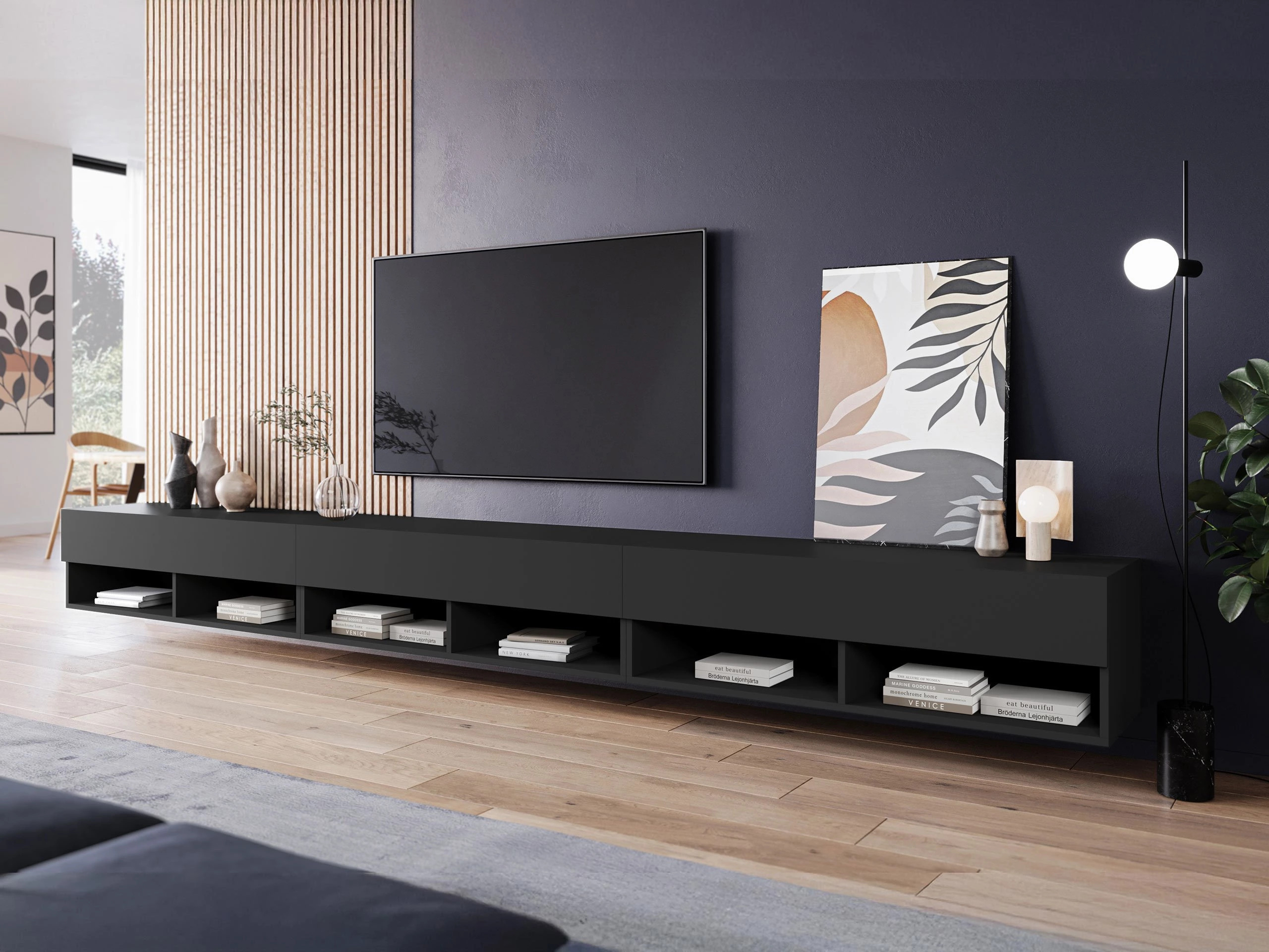 TV galds Sarasota 144 (Grafīts)