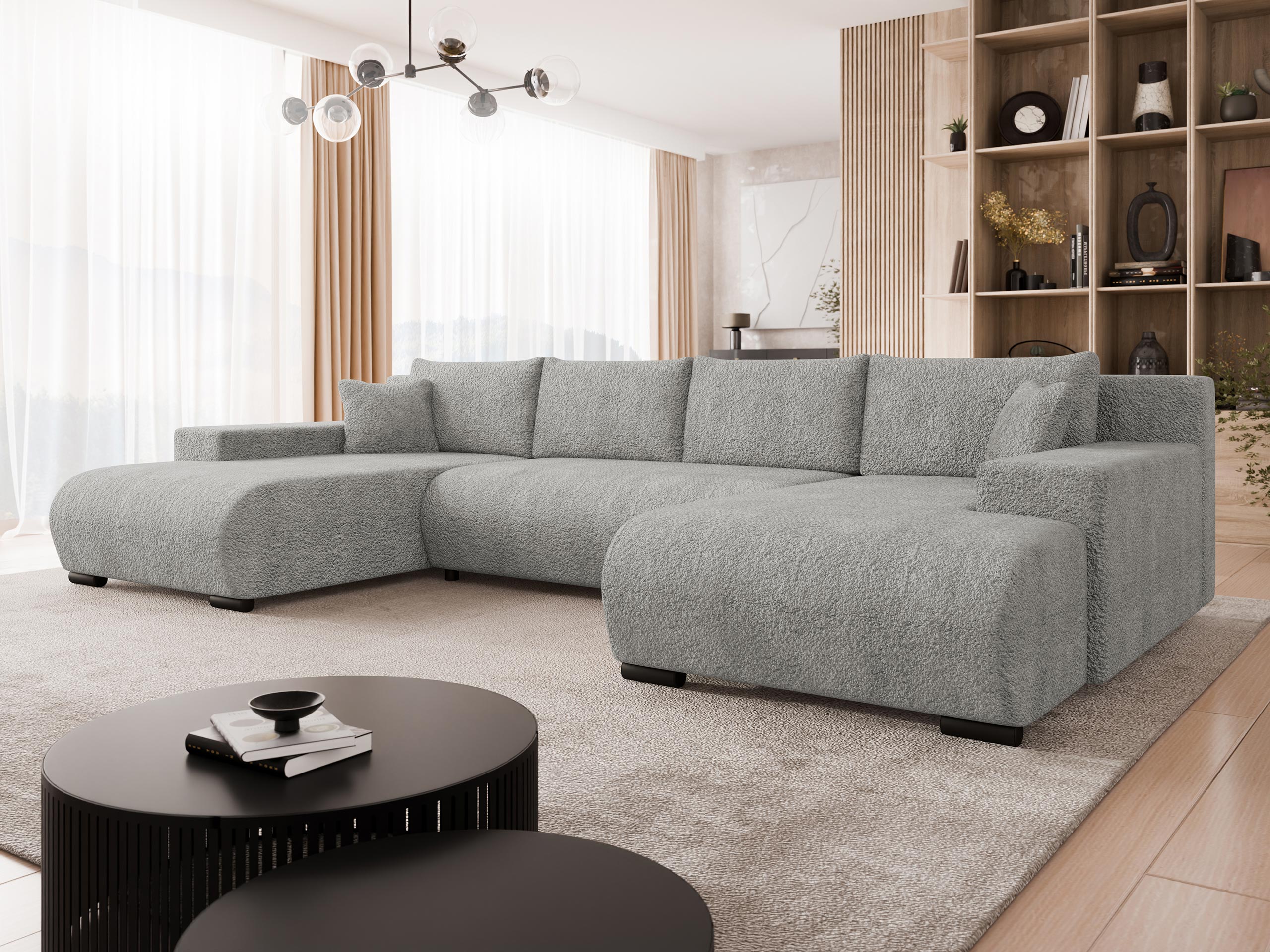 Stūra dīvāns Comfivo Equus (Coral 75)