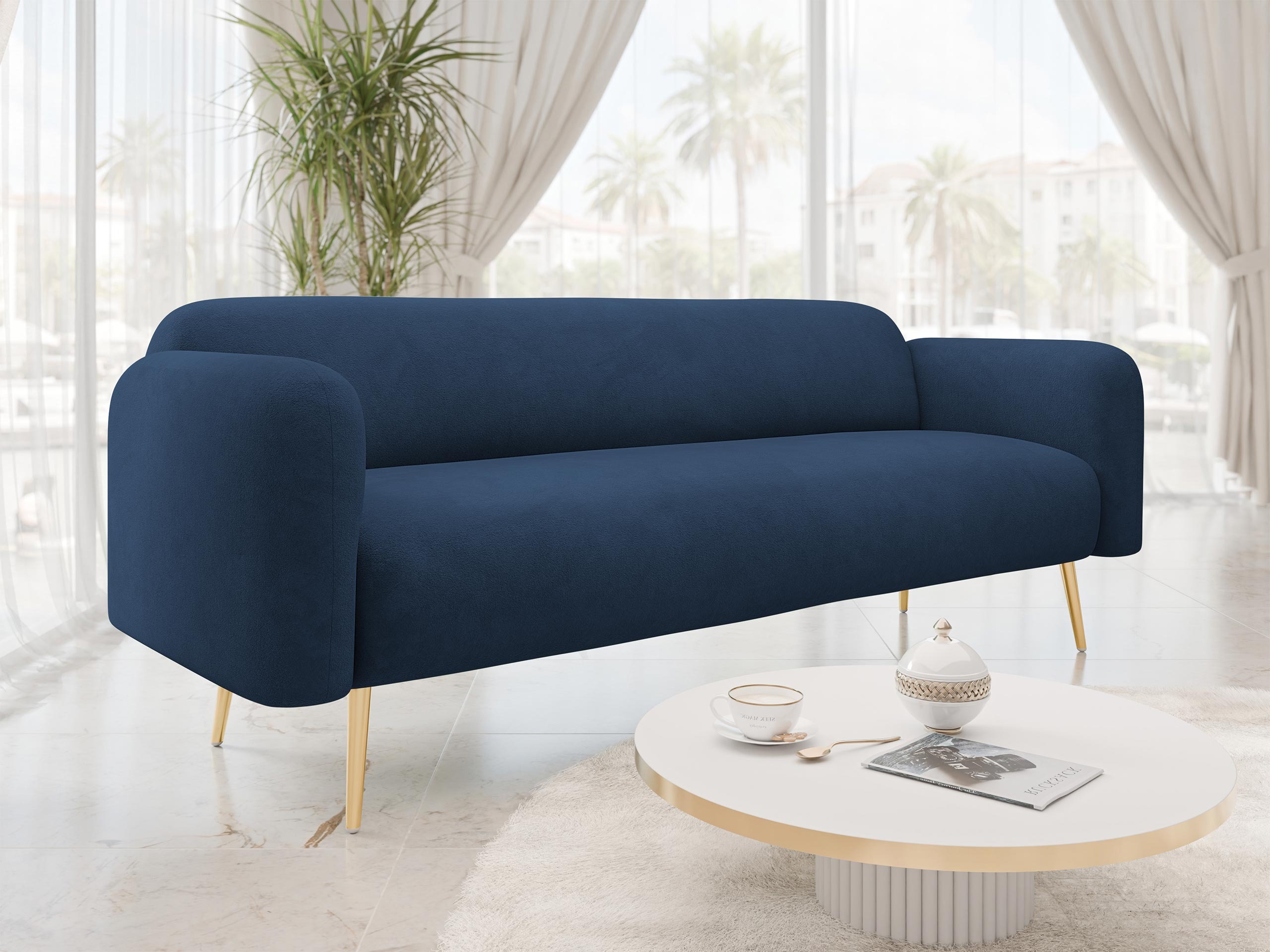 Dīvāns Comfivo Beatitudo III (Uttario Velvet 2967)