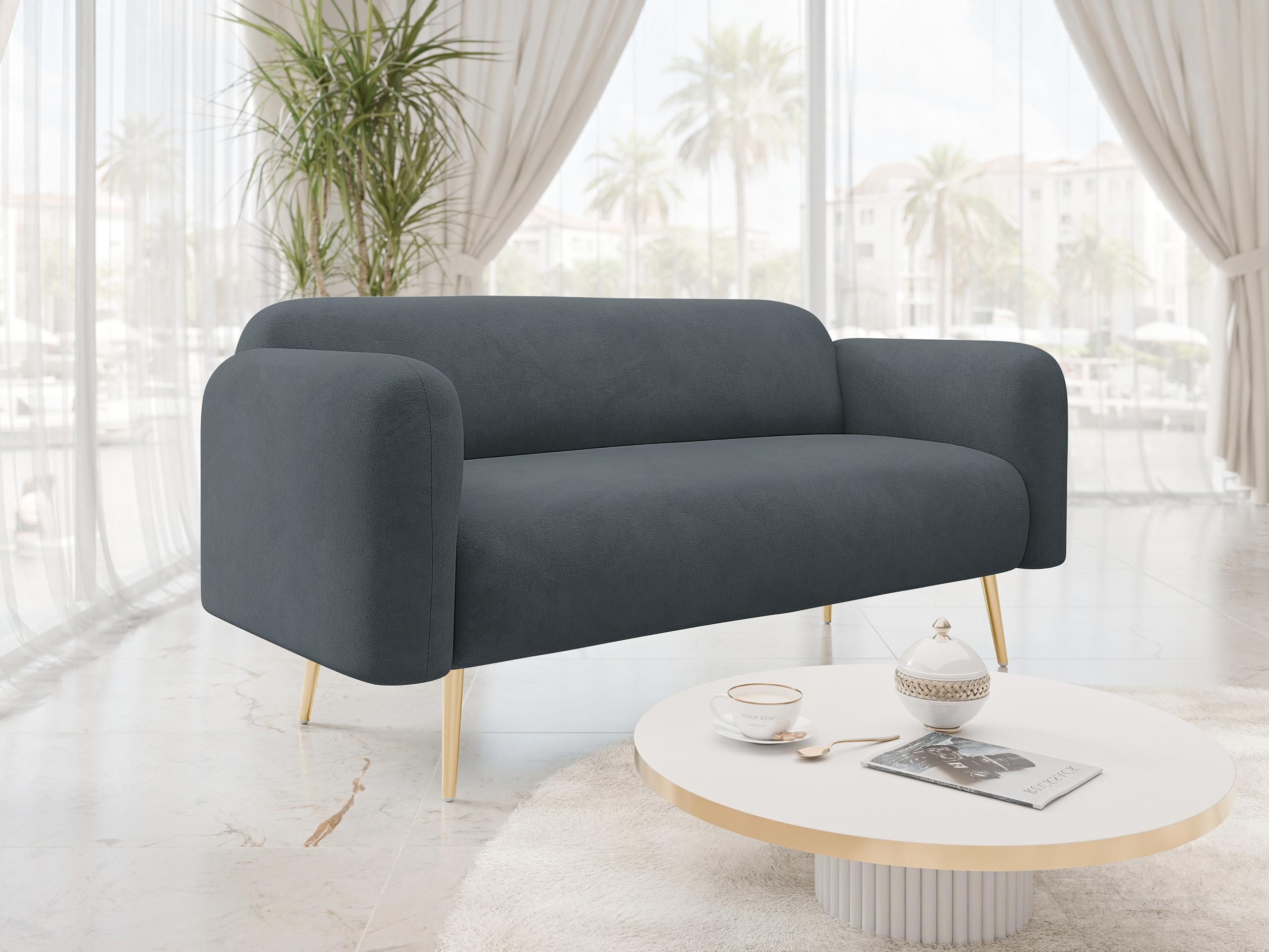 Dīvāns Comfivo Beatitudo II (Uttario Velvet 2970)